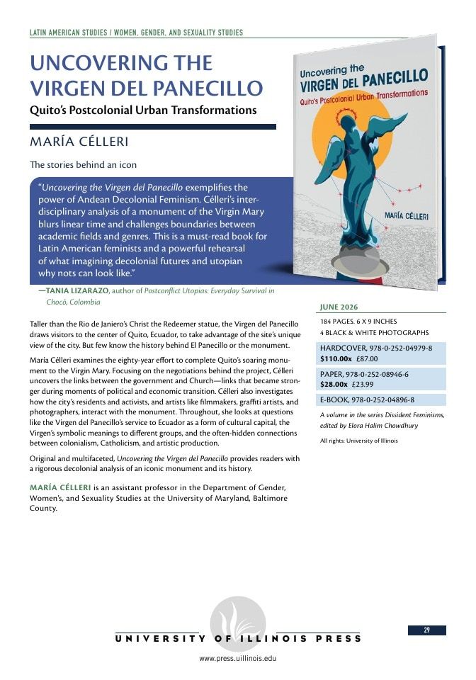 University of Illinois Press Spring Books Catalog Weekly Ad January 1 - December 31, 2026