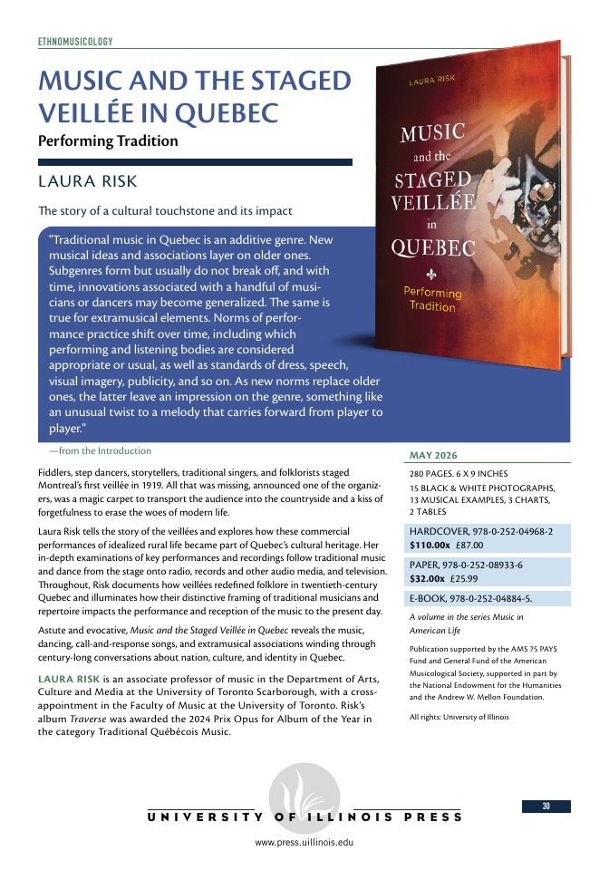 University of Illinois Press Spring Books Catalog Weekly Ad January 1 - December 31, 2026