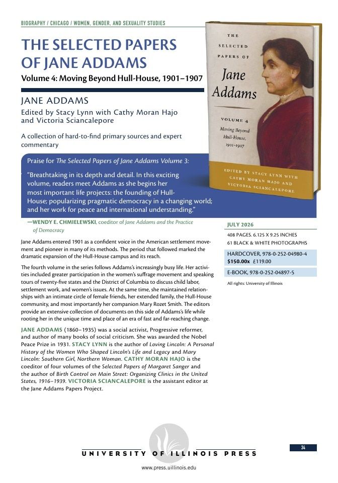 University of Illinois Press Spring Books Catalog Weekly Ad January 1 - December 31, 2026