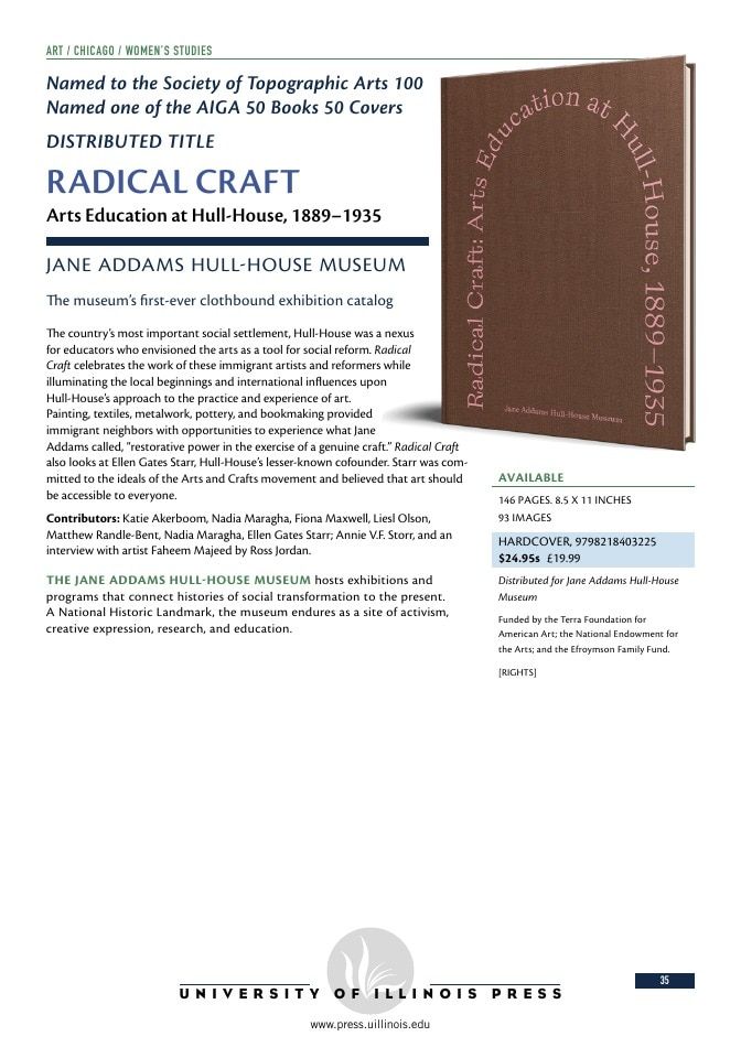 University of Illinois Press Spring Books Catalog Weekly Ad January 1 - December 31, 2026