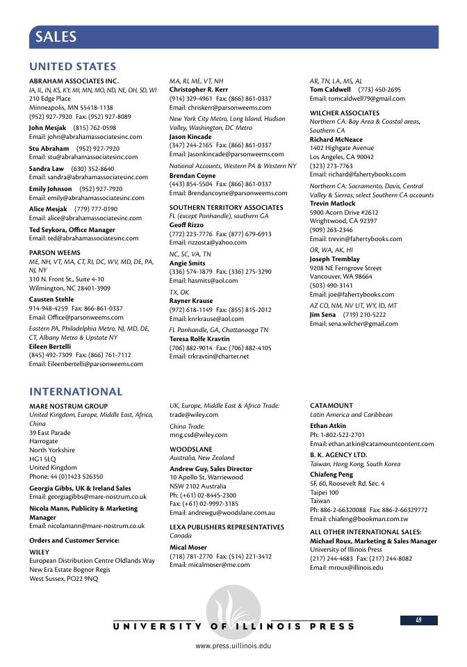 University of Illinois Press Spring Books Catalog Weekly Ad January 1 - December 31, 2026