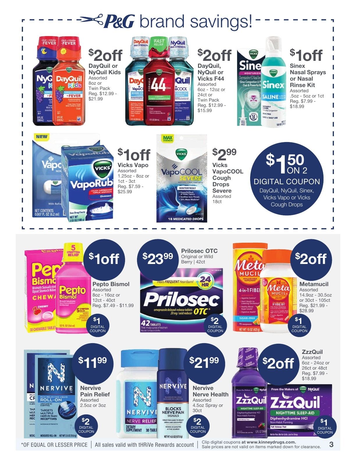 Kinney Drugs Weekly Ad August 30 - September 5, 2026