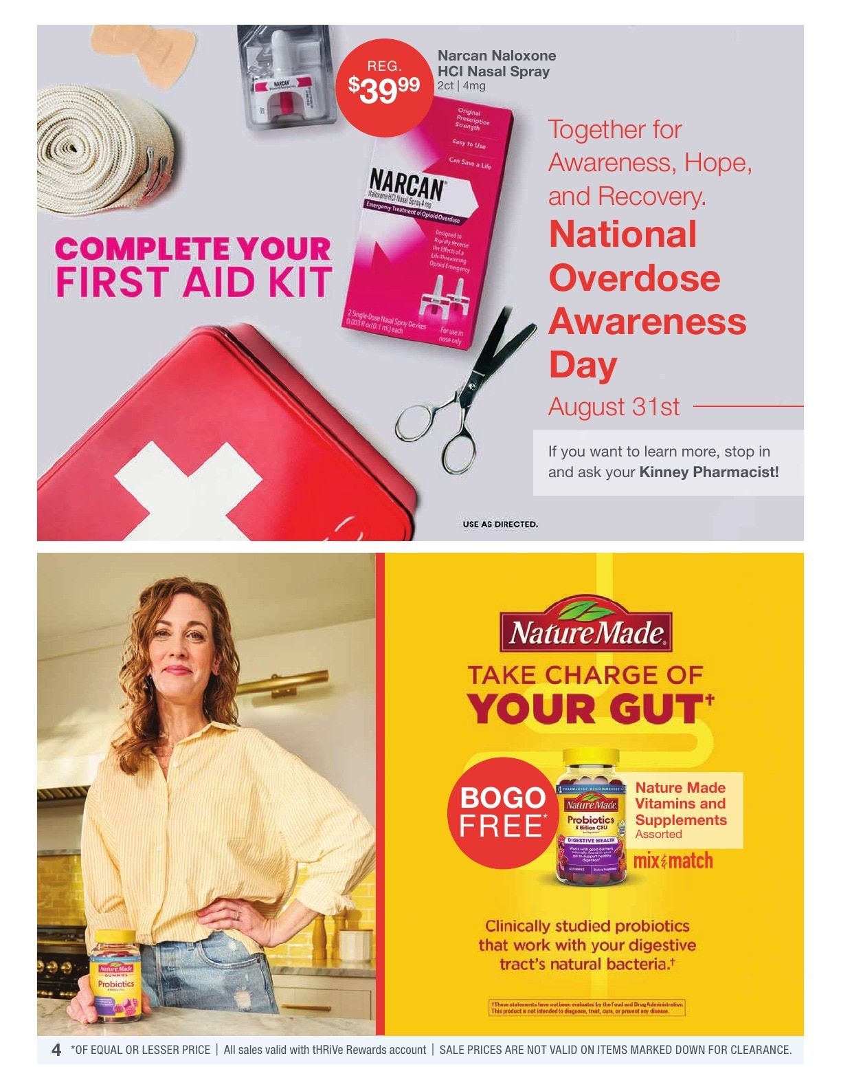 Kinney Drugs Weekly Ad August 30 - September 5, 2026