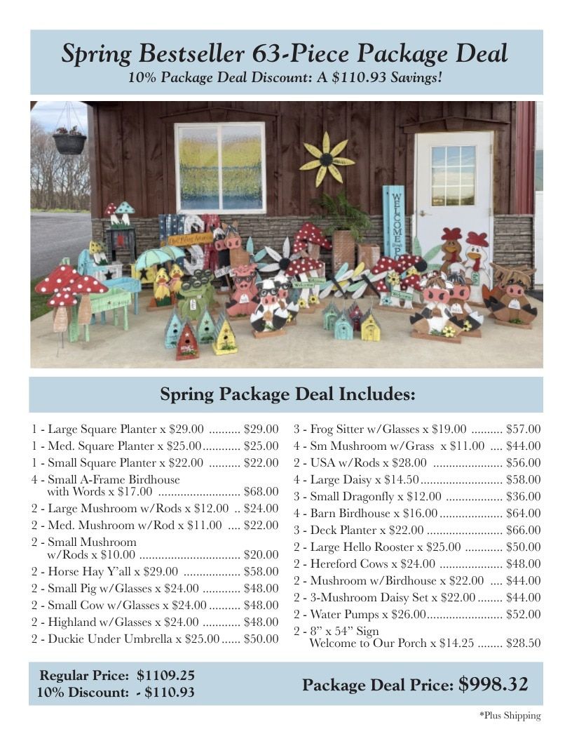 Woodland Country Creations Spring Home and Garden Catalog Weekly Ad January 1 - December 31, 2026