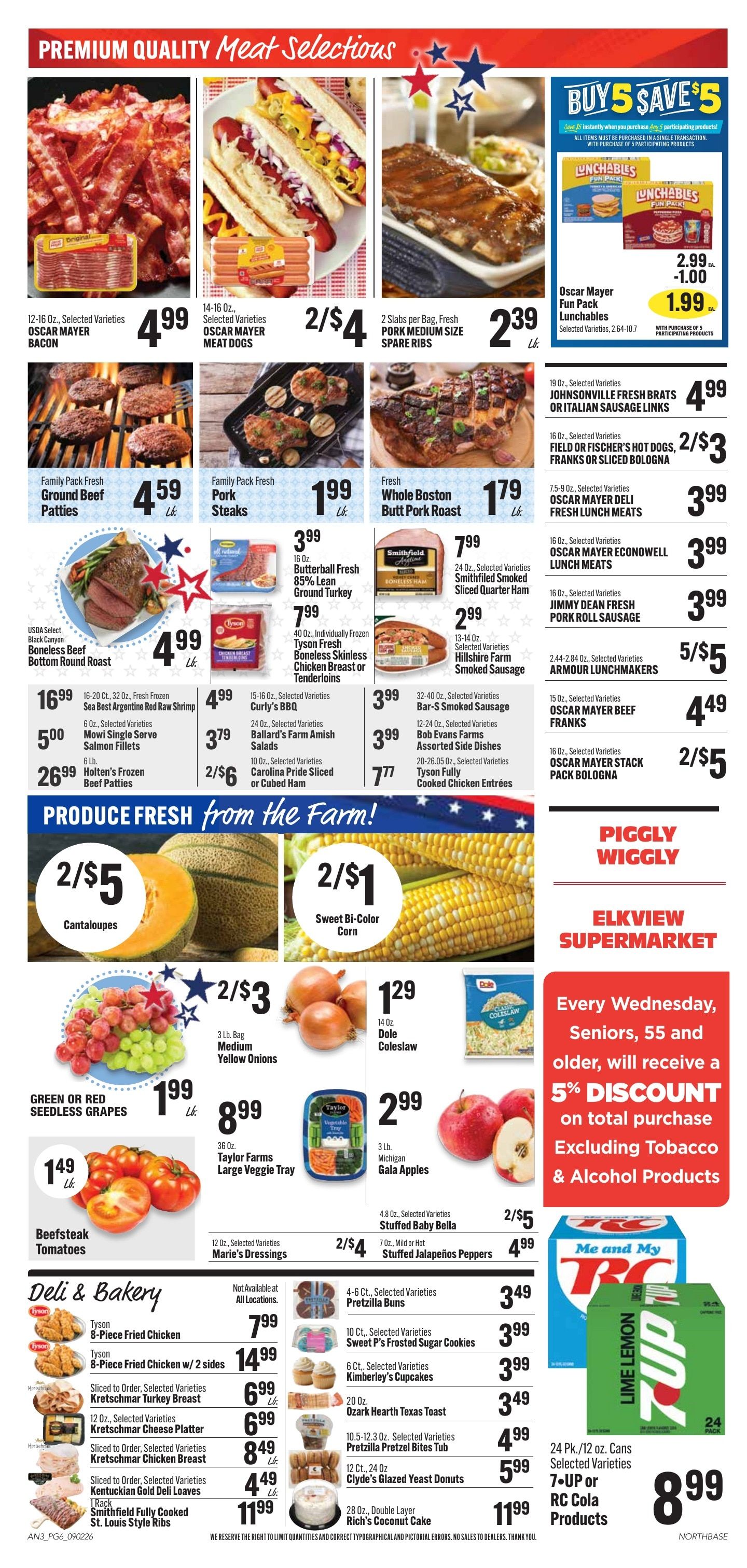 Big Chimney Supermarket Weekly Ad September 2 - 8, 2026