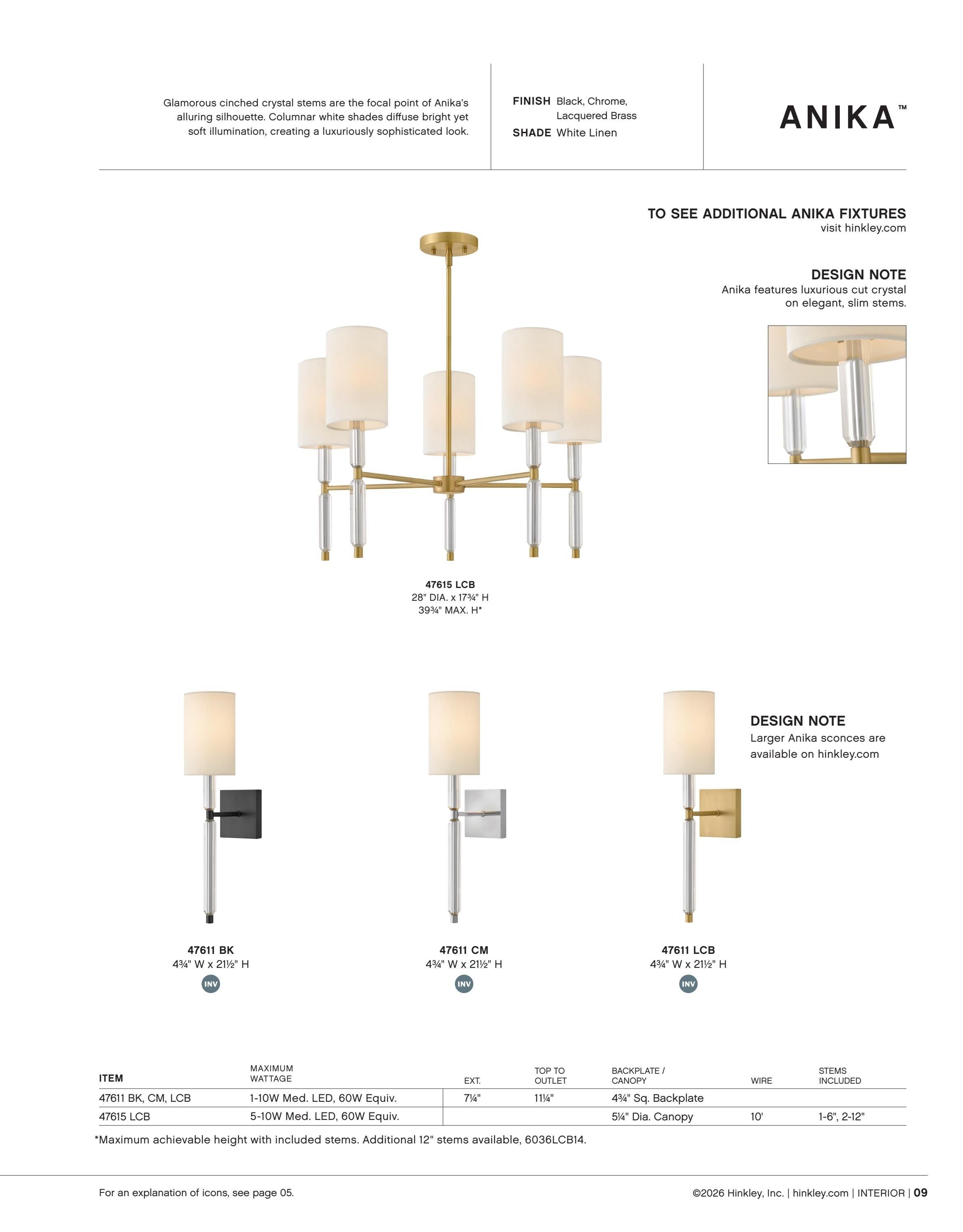 Hinkley Interior and Outdoor Lighting Weekly Ad January 1 - December 31, 2026