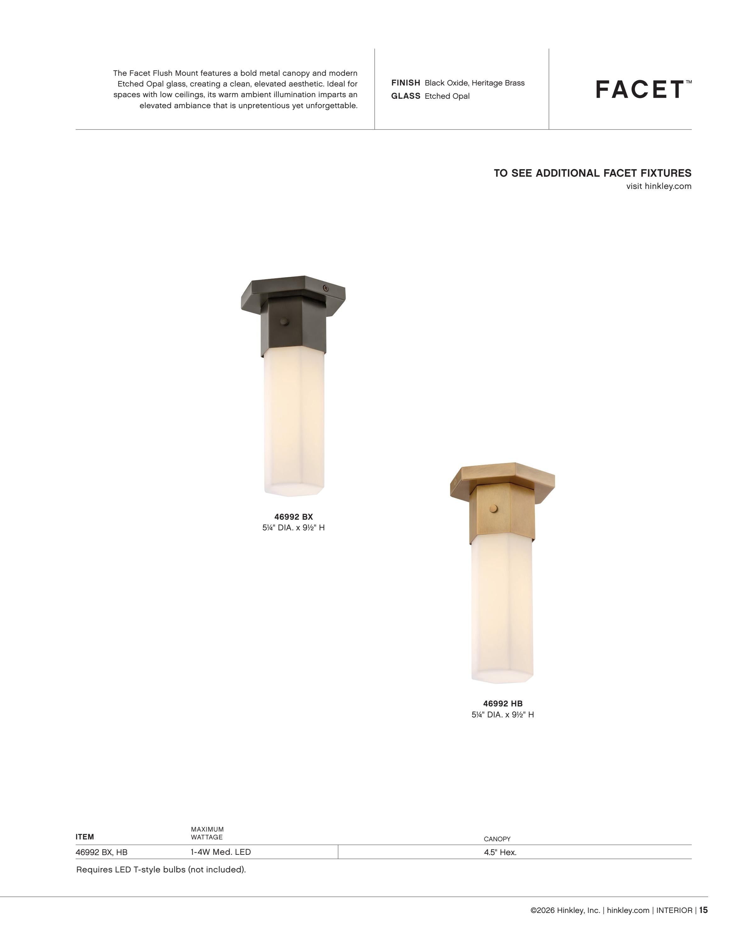 Hinkley Interior and Outdoor Lighting Weekly Ad January 1 - December 31, 2026