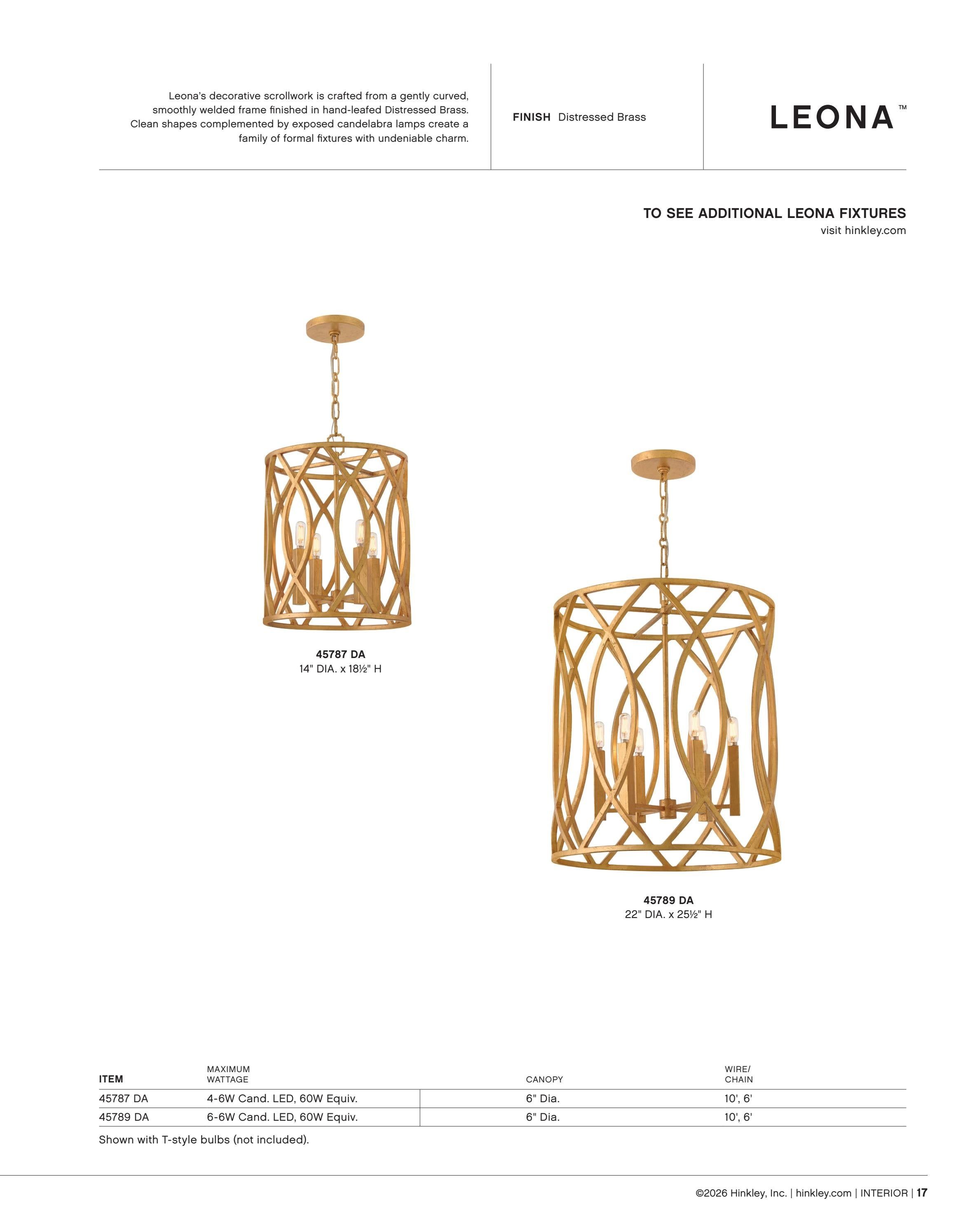 Hinkley Interior and Outdoor Lighting Weekly Ad January 1 - December 31, 2026