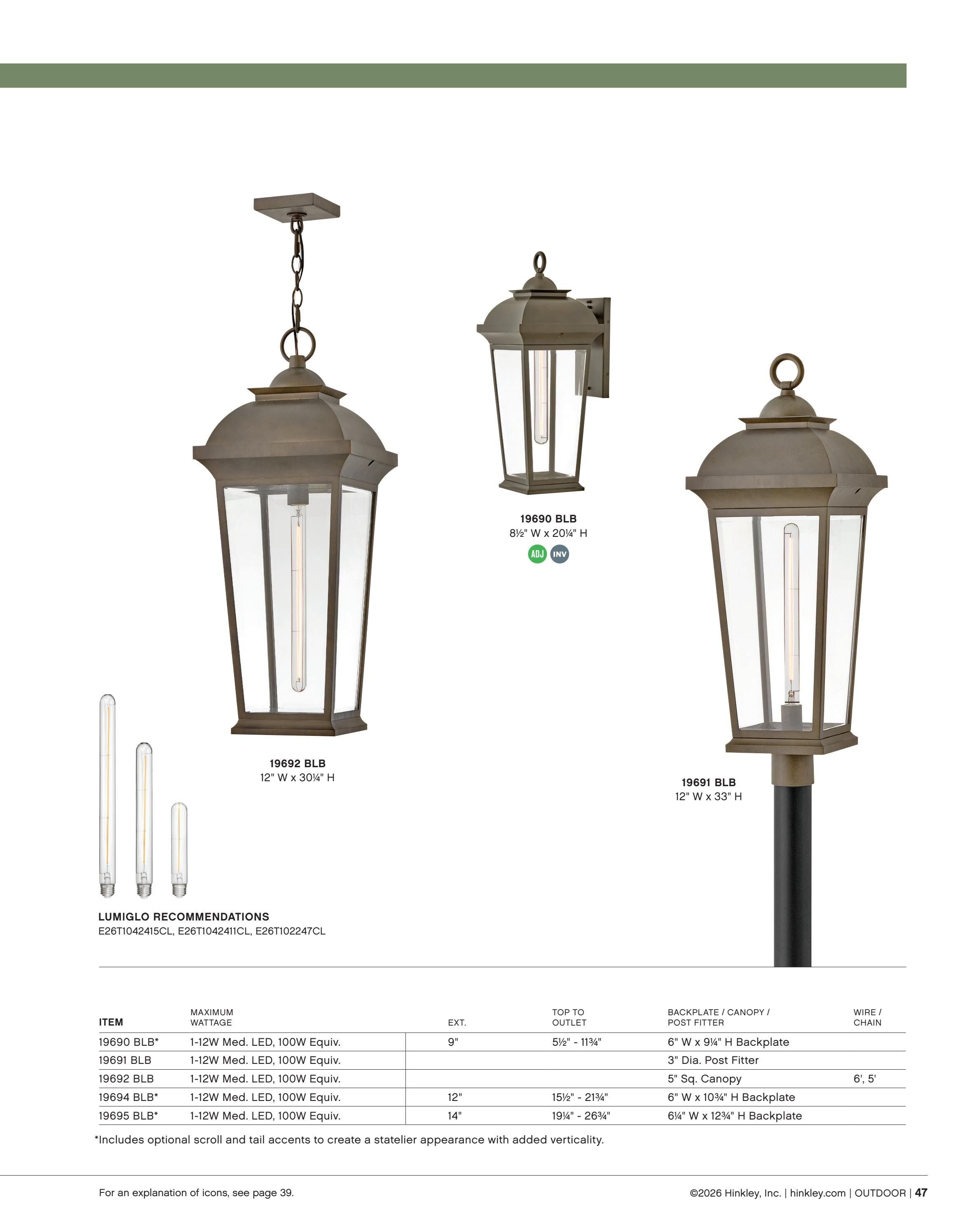Hinkley Interior and Outdoor Lighting Weekly Ad January 1 - December 31, 2026