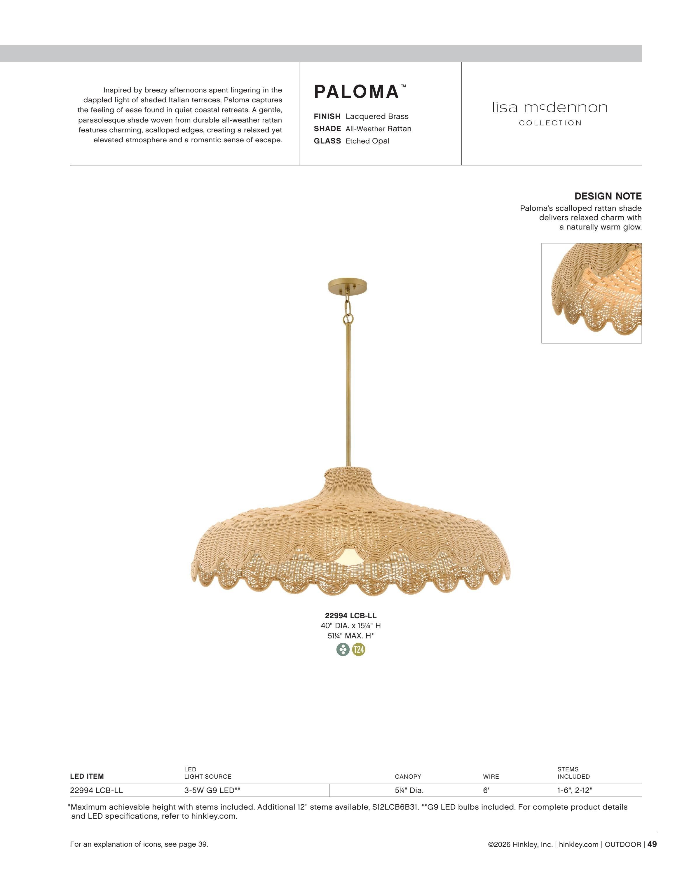 Hinkley Interior and Outdoor Lighting Weekly Ad January 1 - December 31, 2026