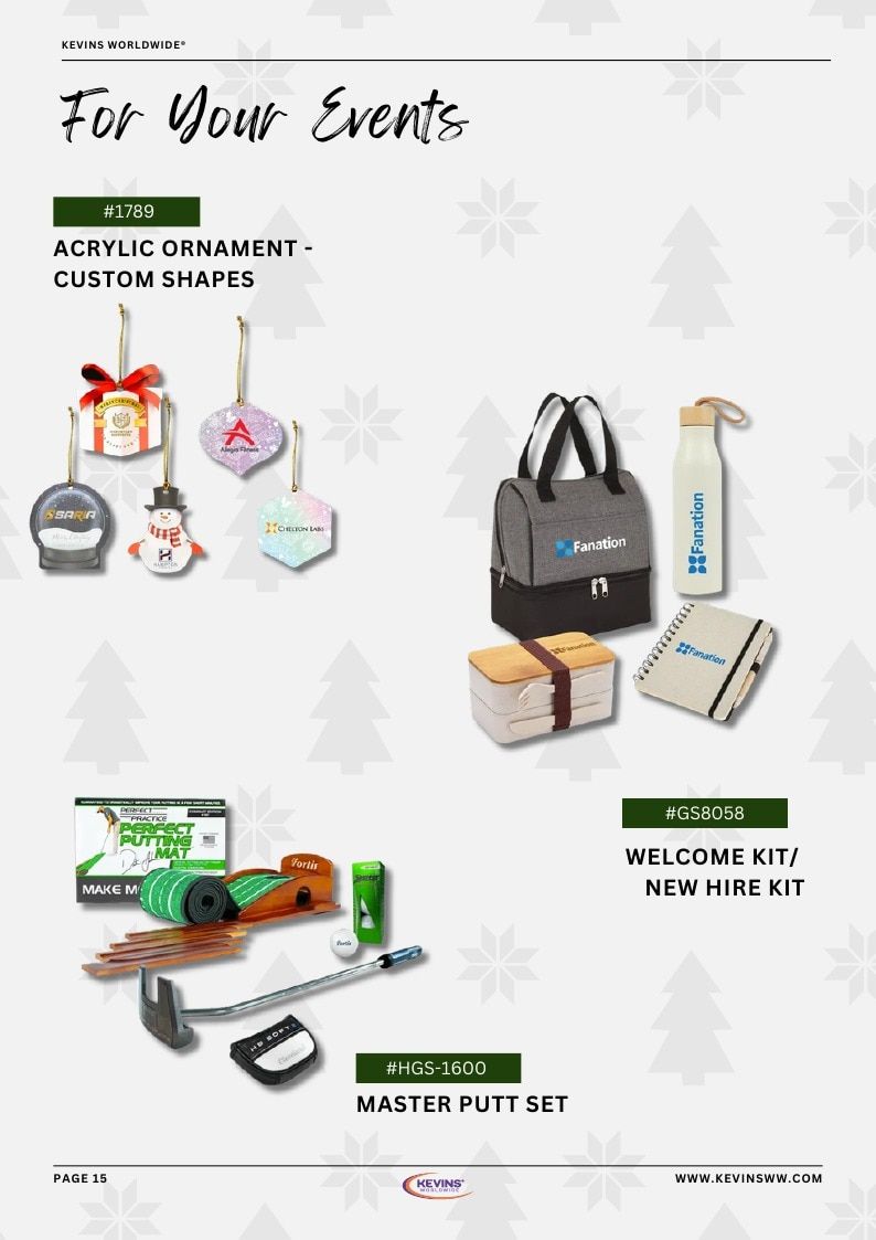 Kevin's Worldwide Holiday Gifting Catalog Weekly Ad January 1 - December 31, 2026