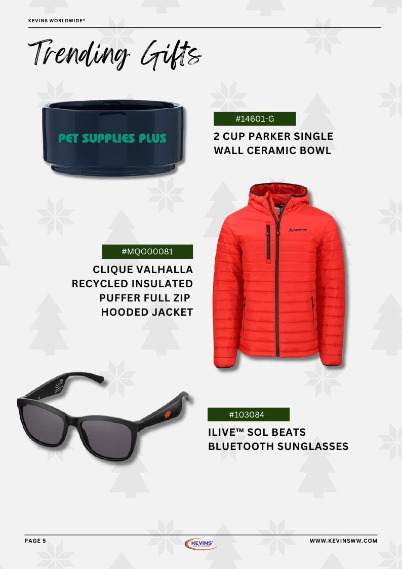 Kevin's Worldwide Holiday Gifting Catalog Weekly Ad January 1 - December 31, 2026