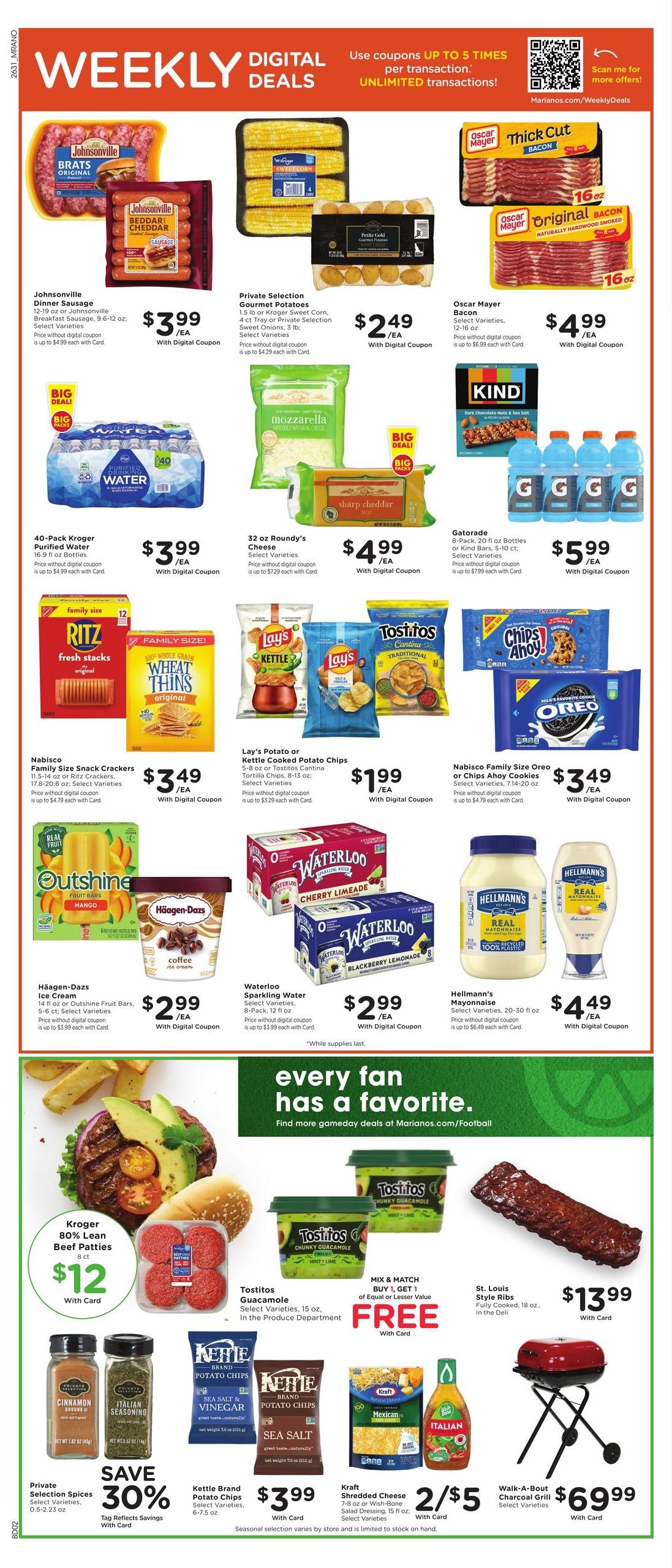 Mariano's (Aurora Area, IL) Weekly Ad September 2 - 8, 2026
