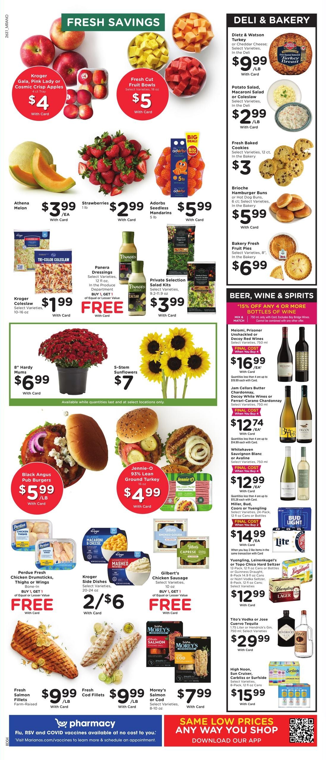 Mariano's (Aurora Area, IL) Weekly Ad September 2 - 8, 2026