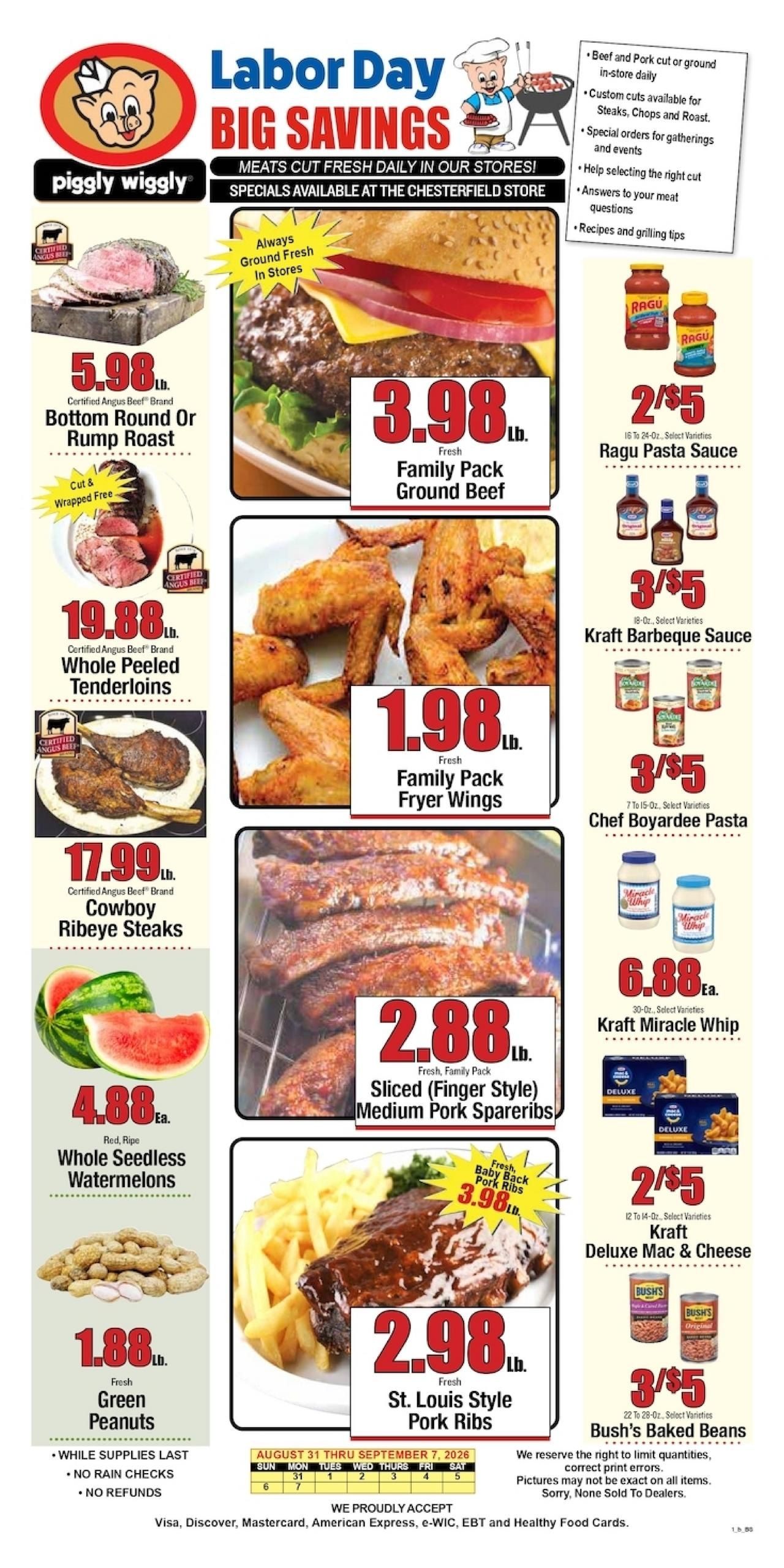 Piggly Wiggly Weekly Ad August 31 - September 7, 2026