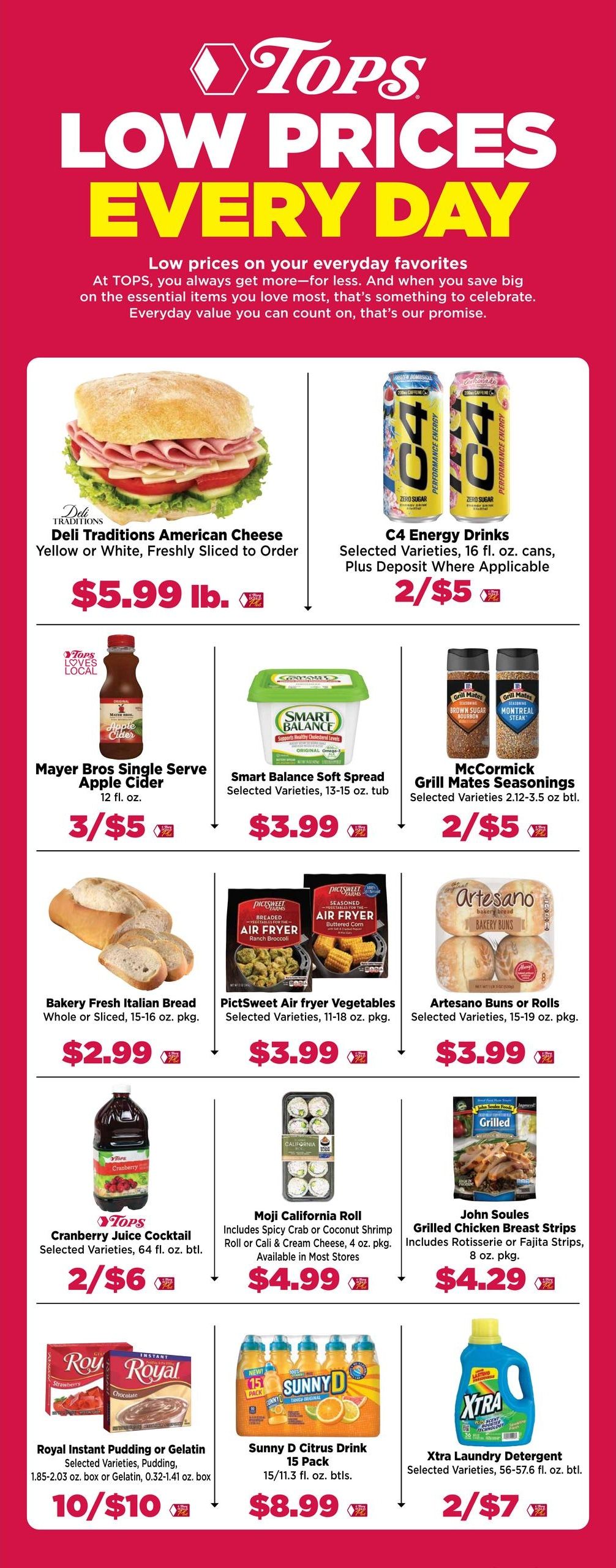 Tops Friendly Markets (Bangall Area, NY) Weekly Ad August 30 - September 5, 2026
