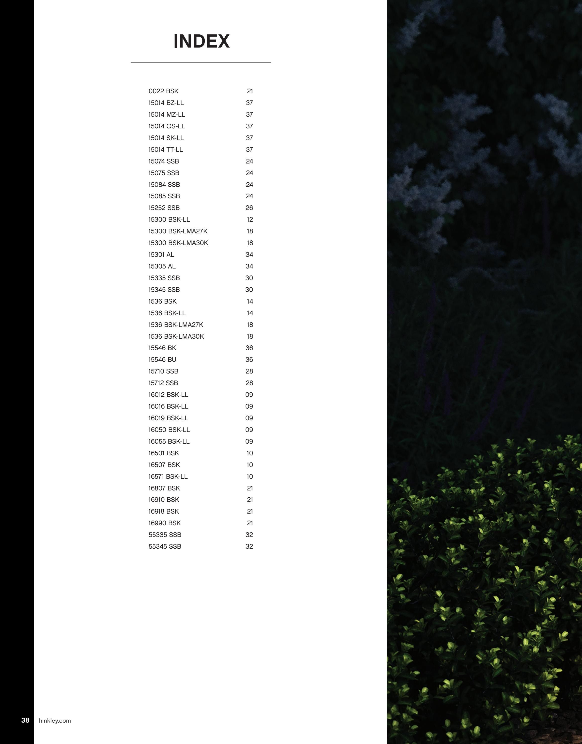 Hinkley Landscape Lighting Weekly Ad January 1 - December 31, 2026