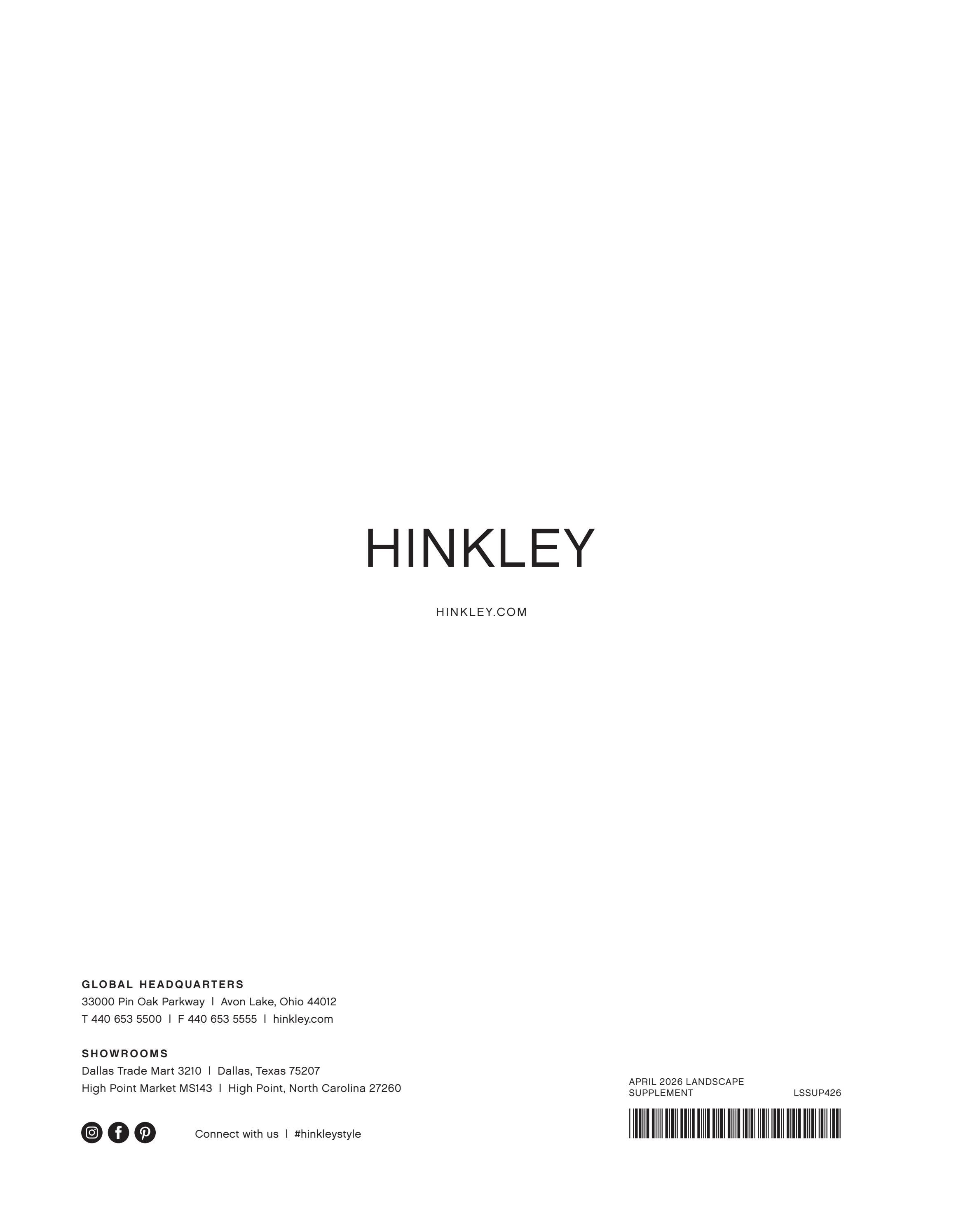 Hinkley Landscape Lighting Weekly Ad January 1 - December 31, 2026