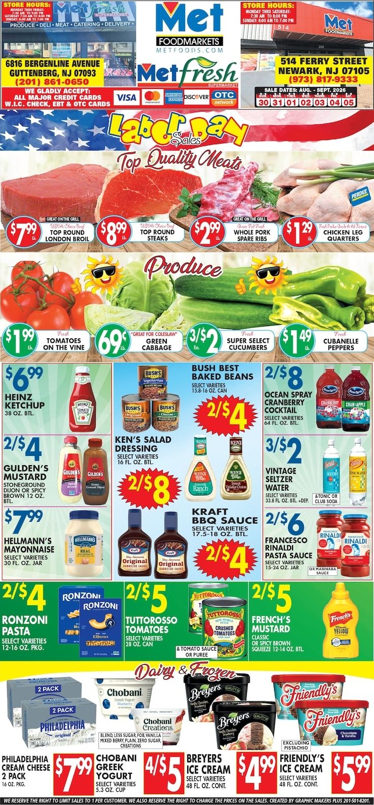 Met Foodmarkets (Newark, NJ) Weekly Ad August 30 - September 5, 2026