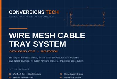 Conversions Tech Wire Mesh Cable Tray Catalog Weekly Ad January 1 - December 31, 2026