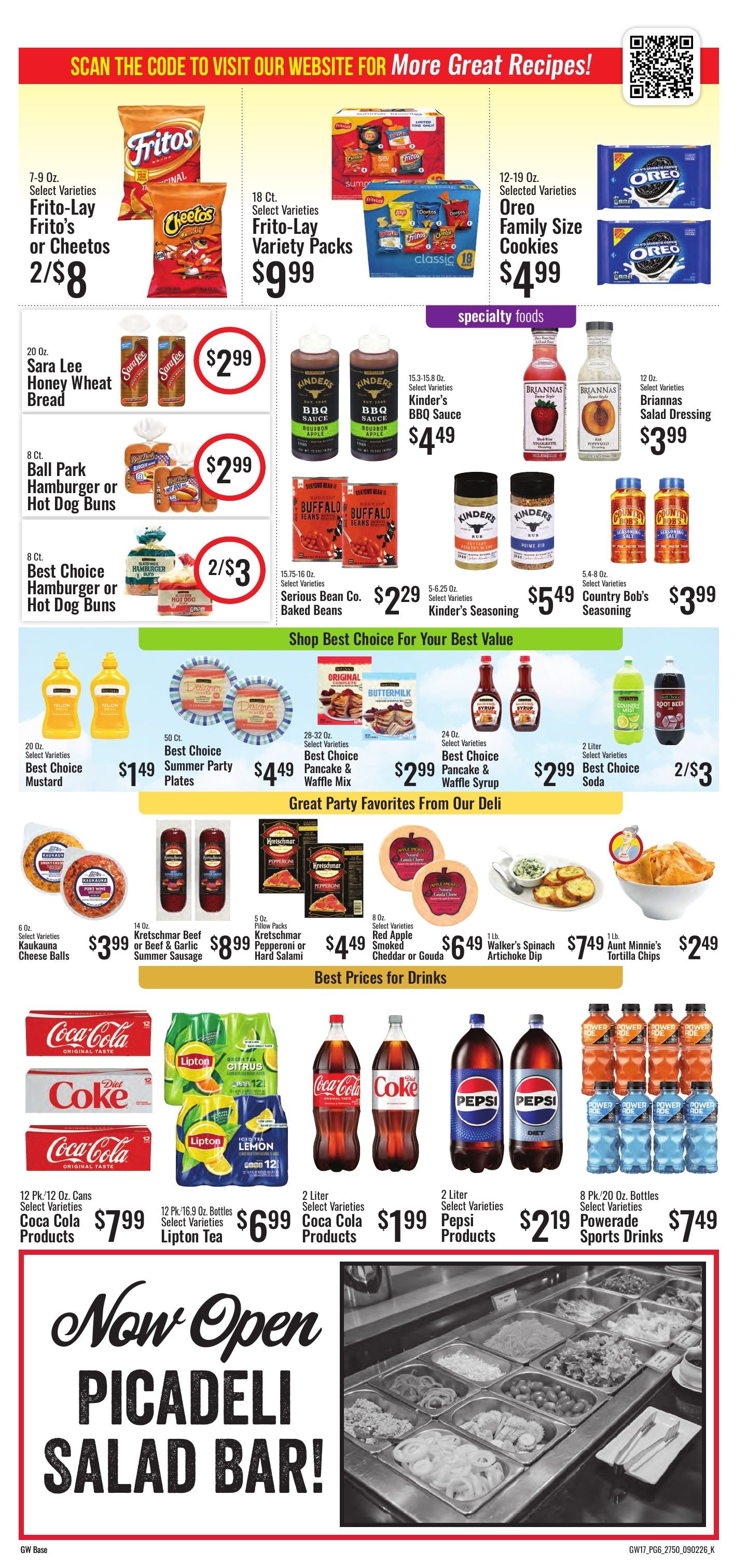 Sun Fest Market (Holiday Island, AR) Weekly Ad September 2 - 8, 2026