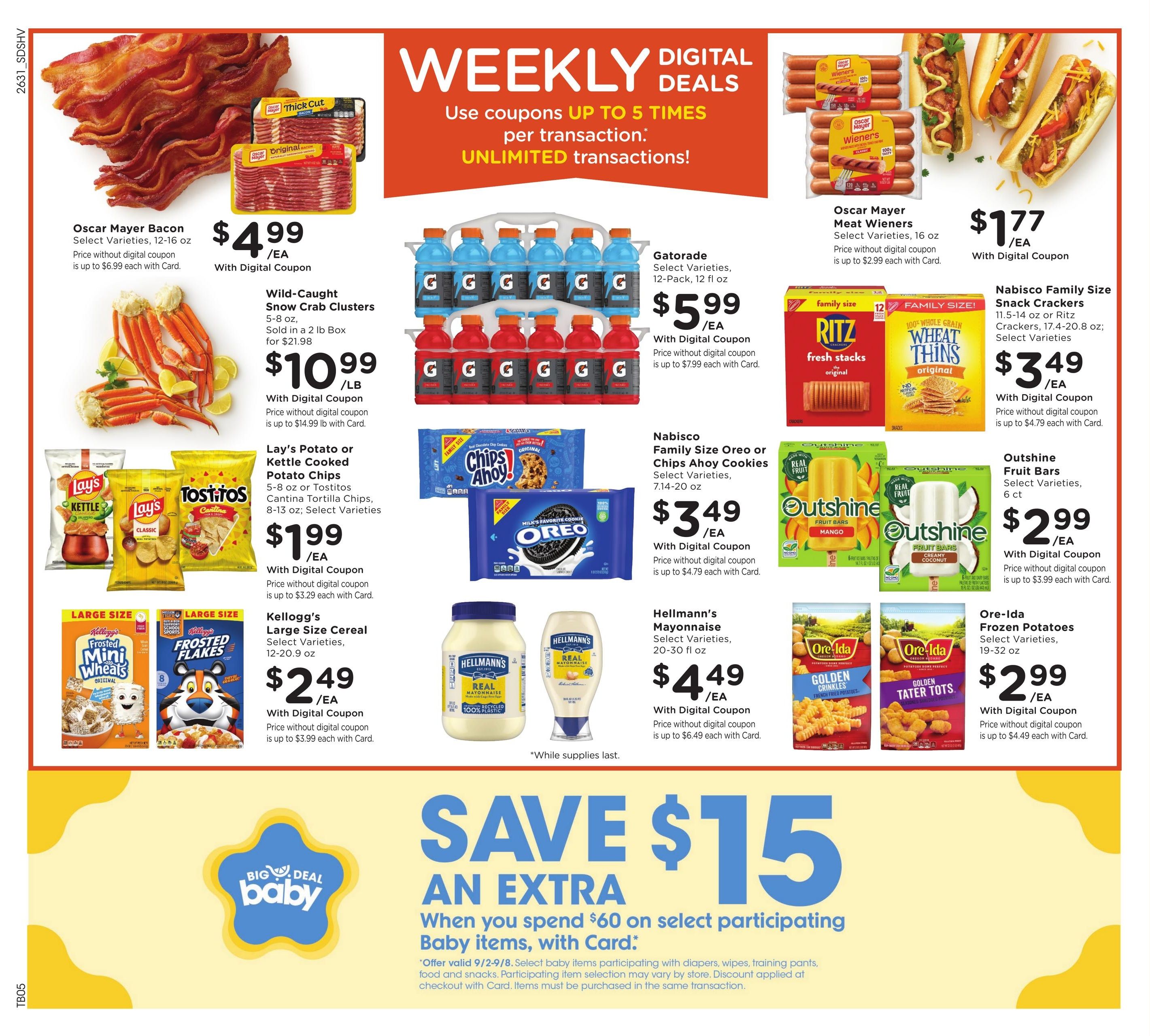 Kroger (Barksdale Afb Area, LA) Weekly Ad September 2 - 8, 2026
