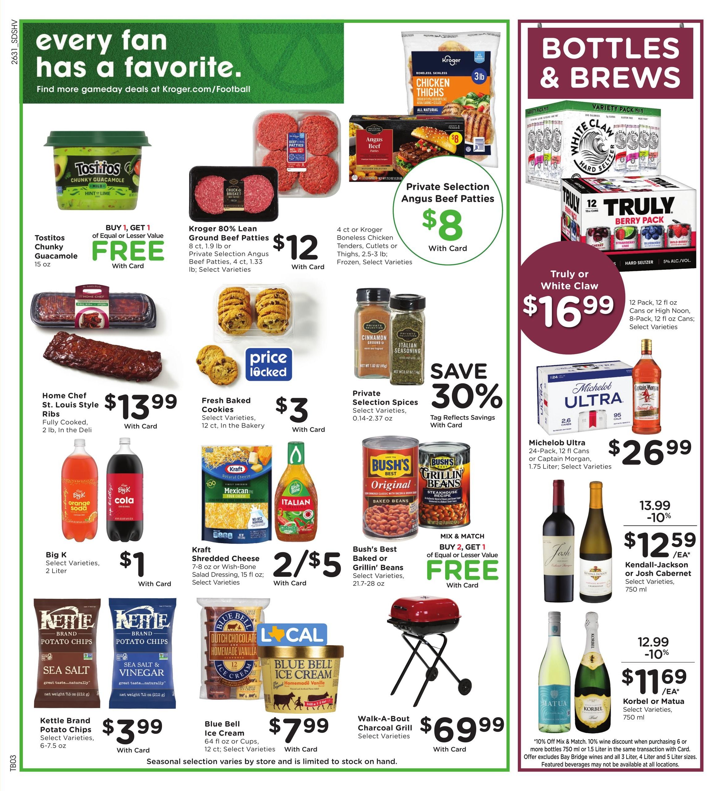Kroger (Barksdale Afb Area, LA) Weekly Ad September 2 - 8, 2026