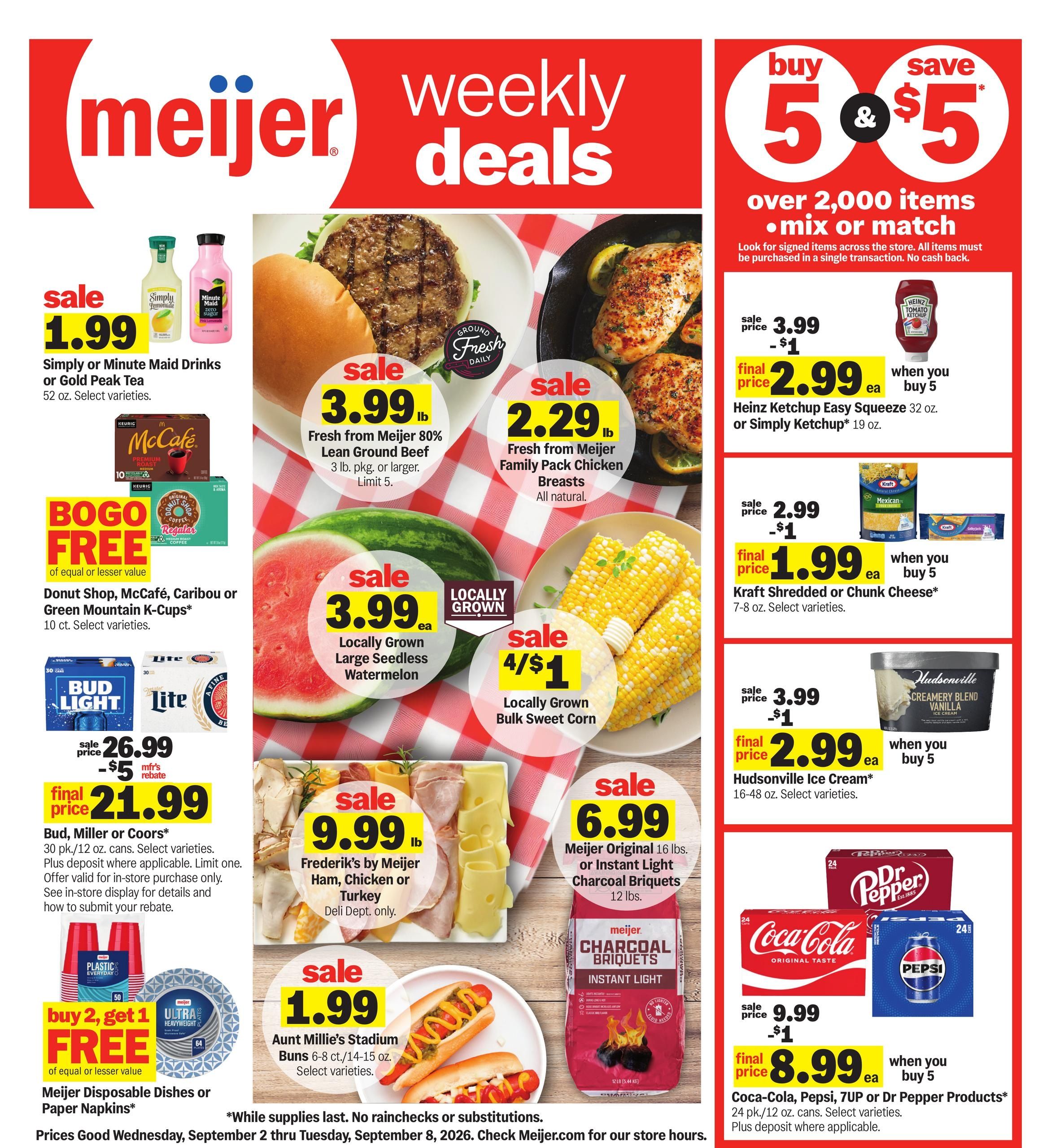 Meijer (Hanover–Eastwood Area, IN–KY) Weekly Ad September 2 - 8, 2026