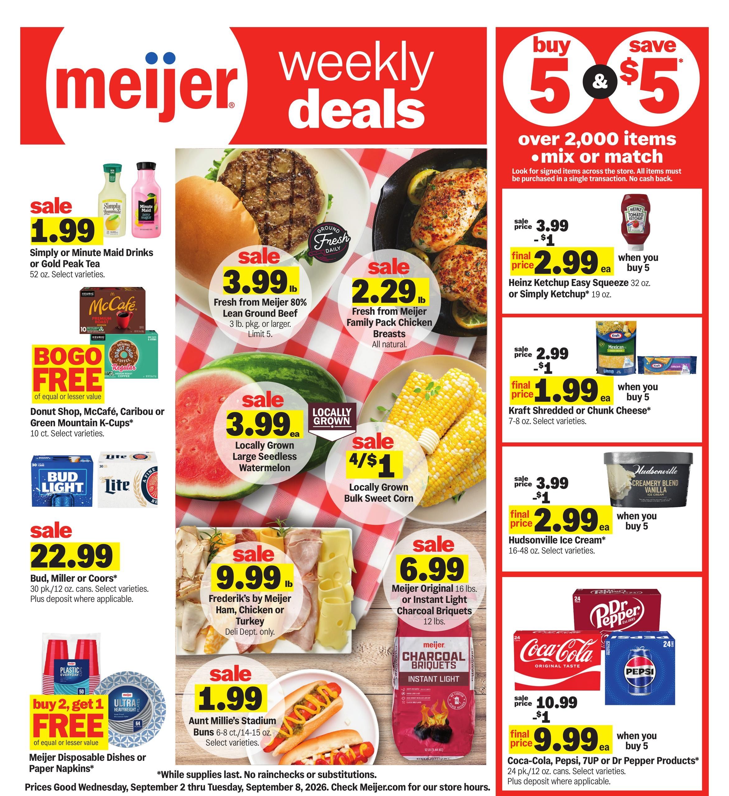 Meijer (Milwaukee Area, WI) Weekly Ad September 2 - 8, 2026