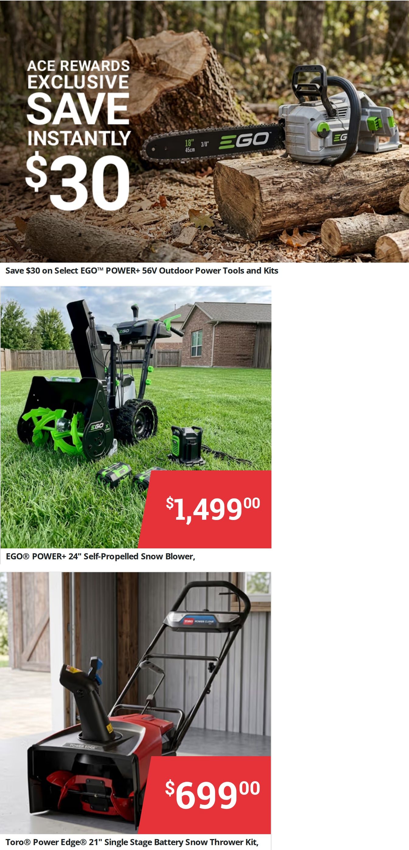 Aberdeen Ace Hardware Weekly Ad September 1 - 14, 2026