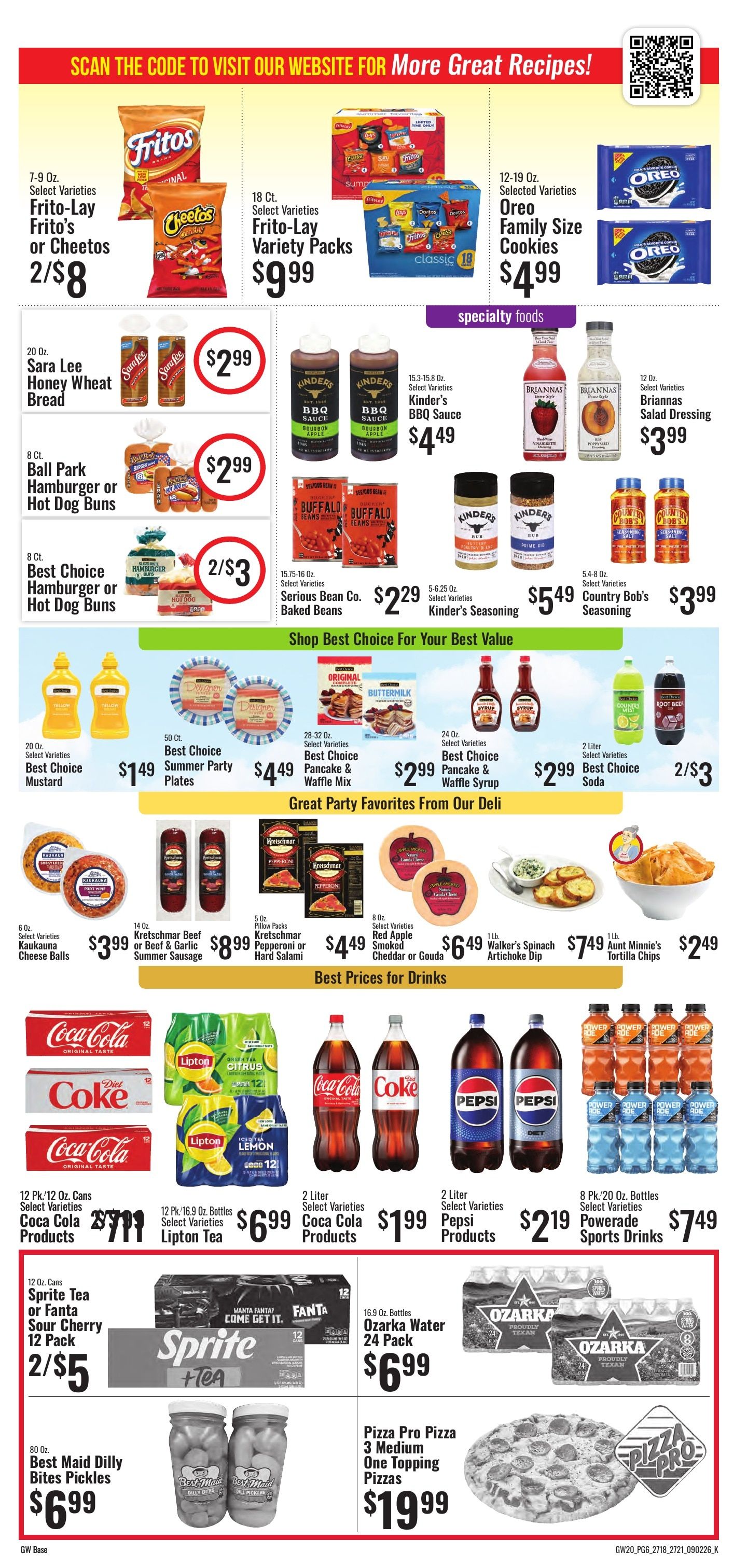 G&W Foods Farmers Market (Manila, AR) Weekly Ad September 2 - 8, 2026