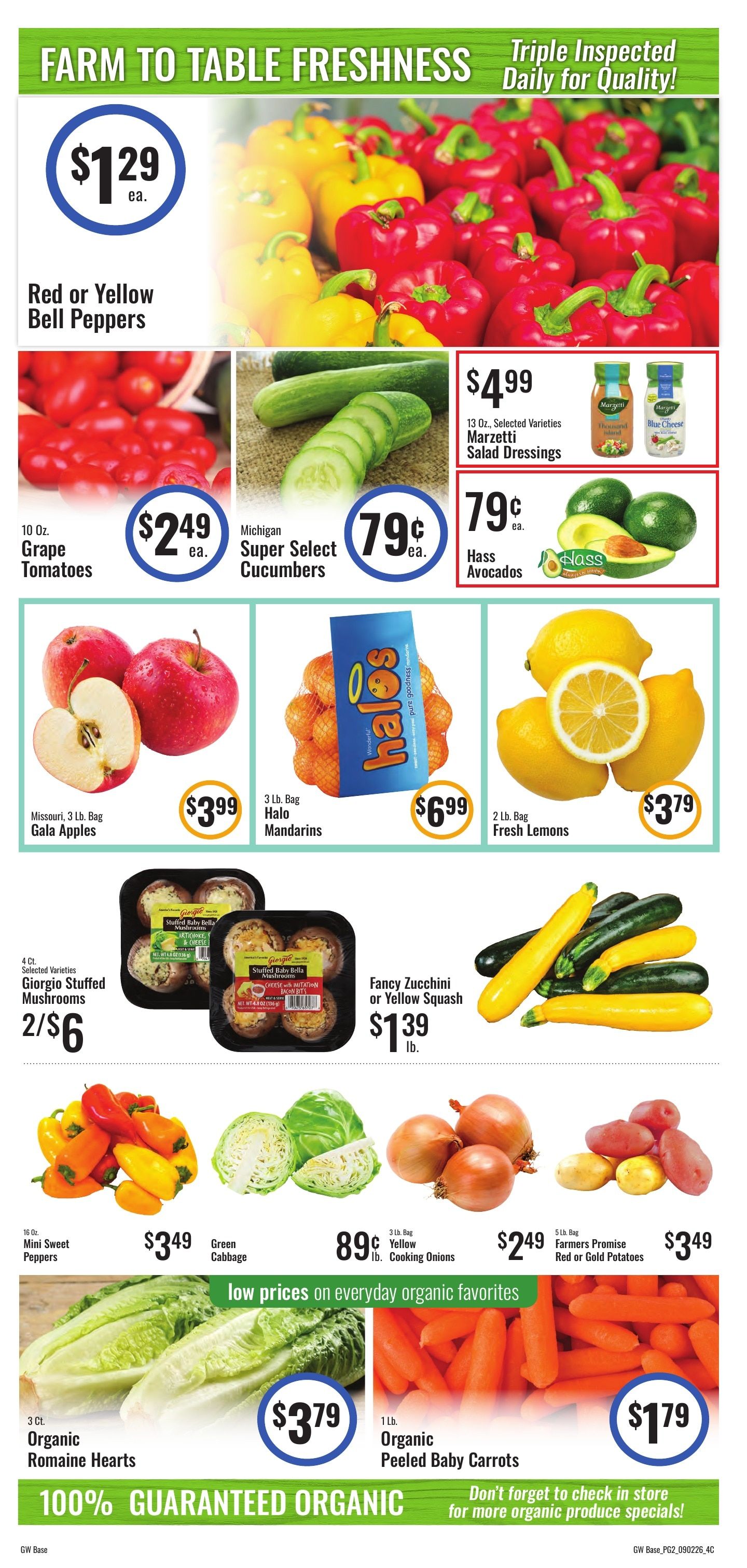 G&W Foods Farmers Market (Monette, AR) Weekly Ad September 2 - 8, 2026