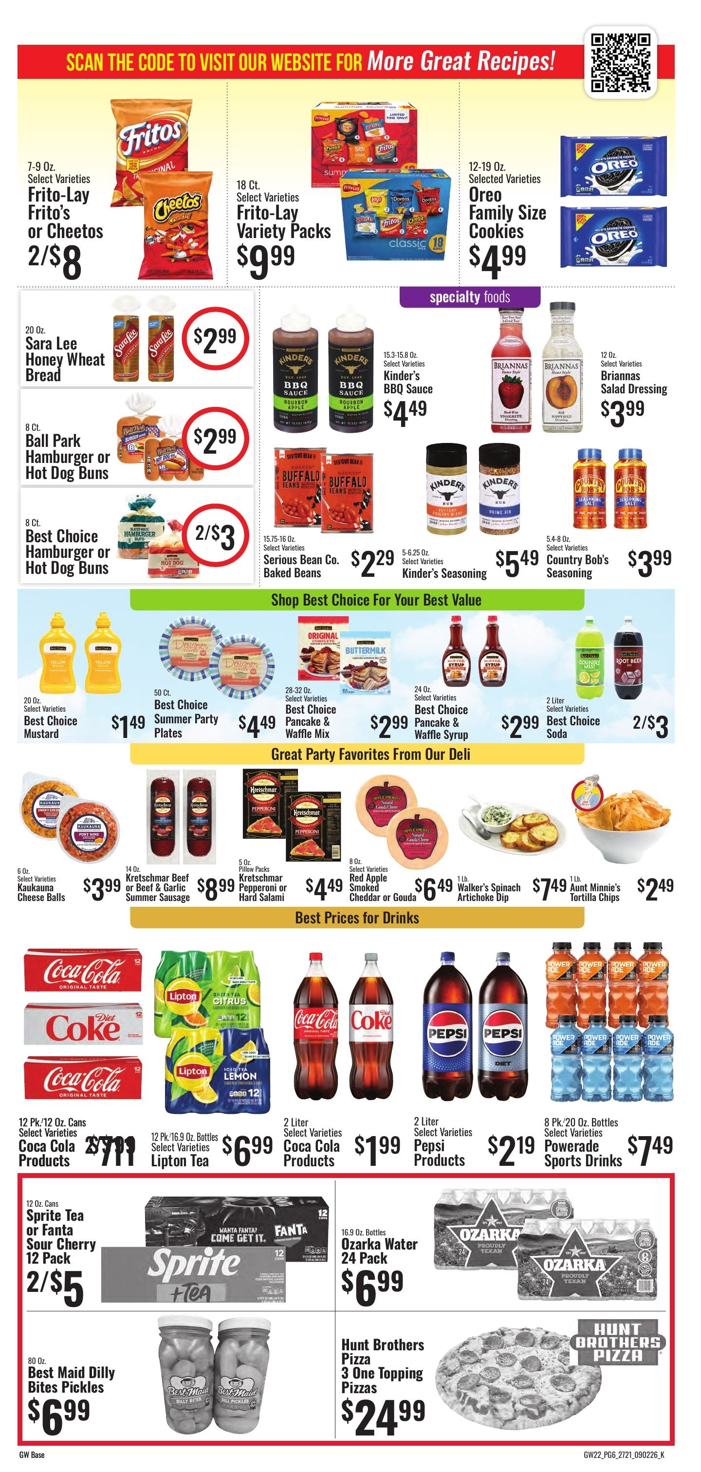 G&W Foods Farmers Market (Monette, AR) Weekly Ad September 2 - 8, 2026