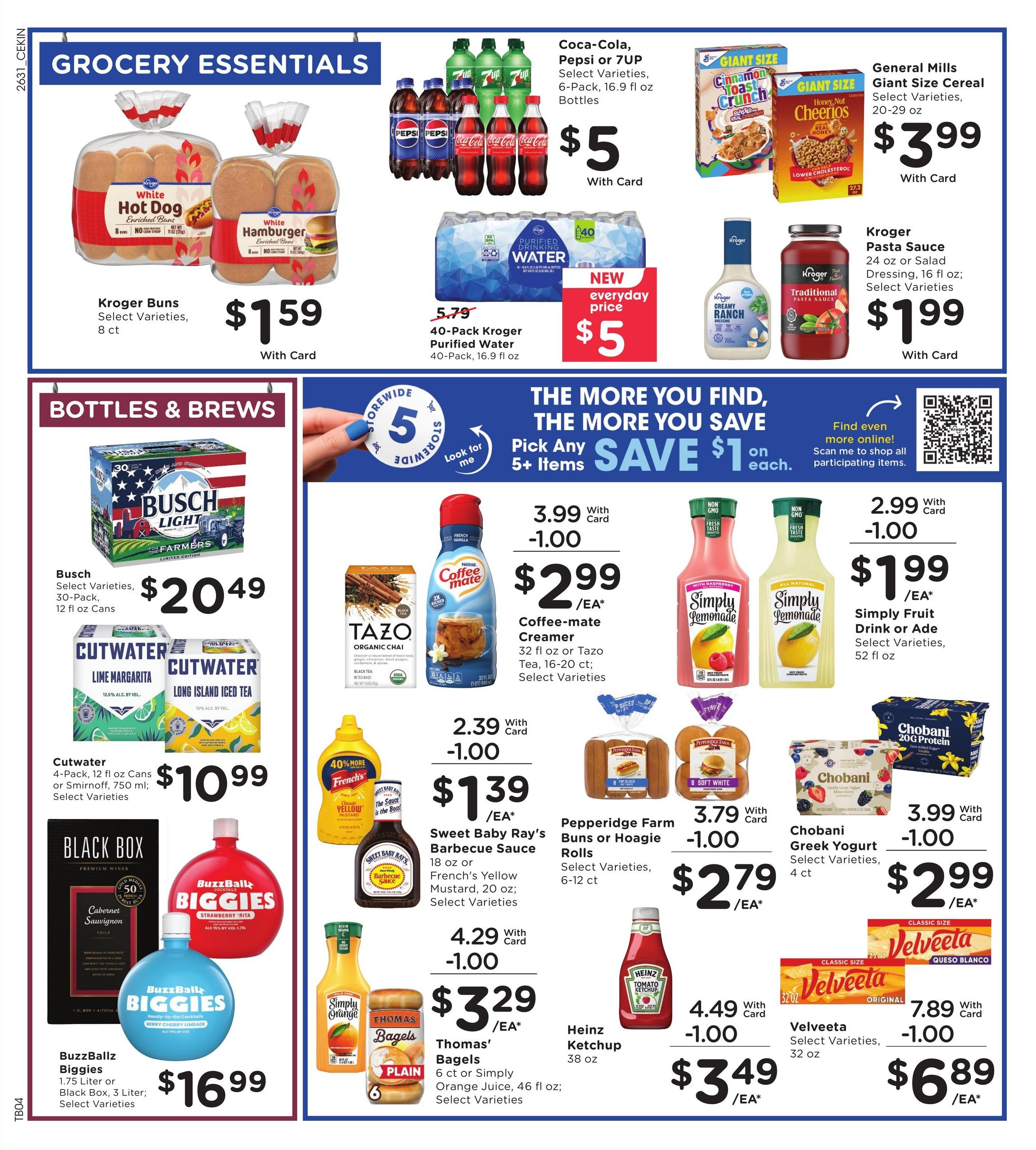 Kroger (Geneseo Area, IL) Weekly Ad September 2 - 8, 2026