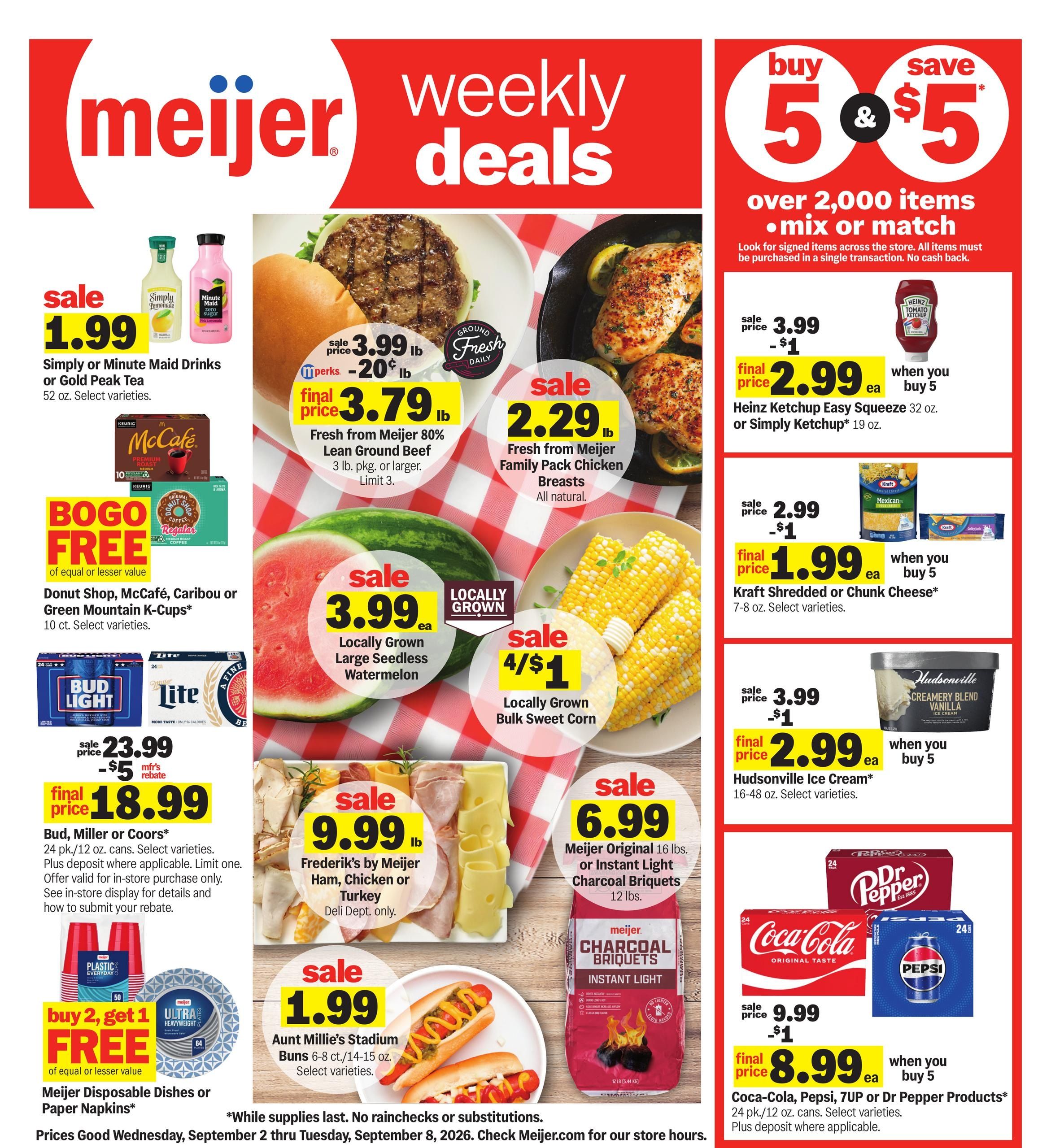 Meijer (Collins Area, OH) Weekly Ad September 2 - 8, 2026