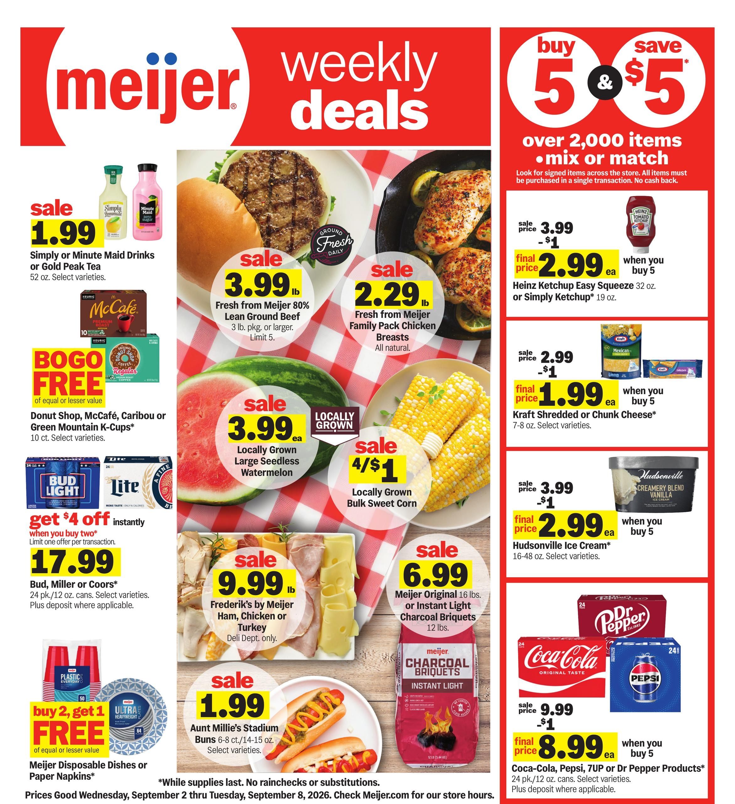 Meijer (Gifford Area, IL) Weekly Ad September 2 - 8, 2026