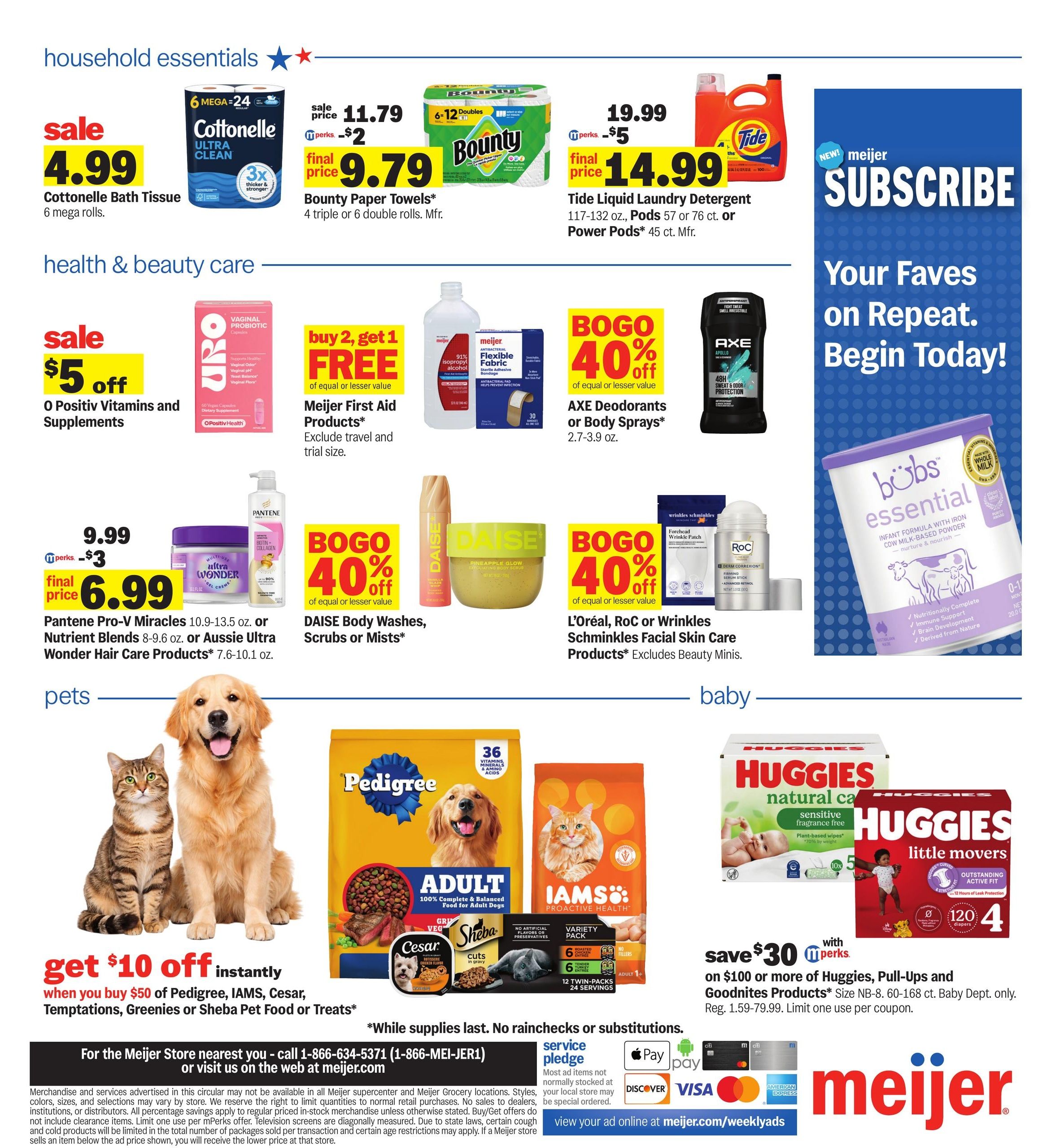 Meijer (Lakeside Area, MI) Weekly Ad September 2 - 8, 2026