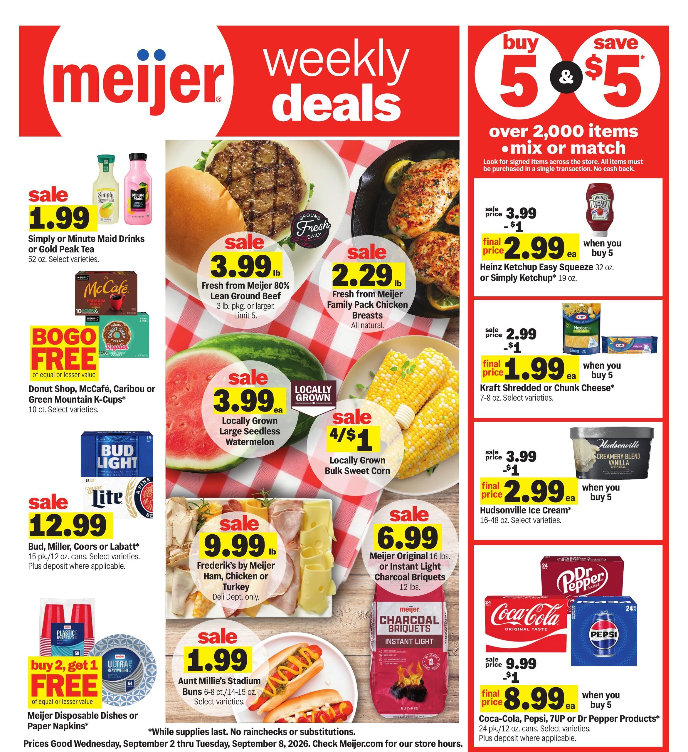 Meijer (Sanford Area, MI) Weekly Ad September 2 - 8, 2026