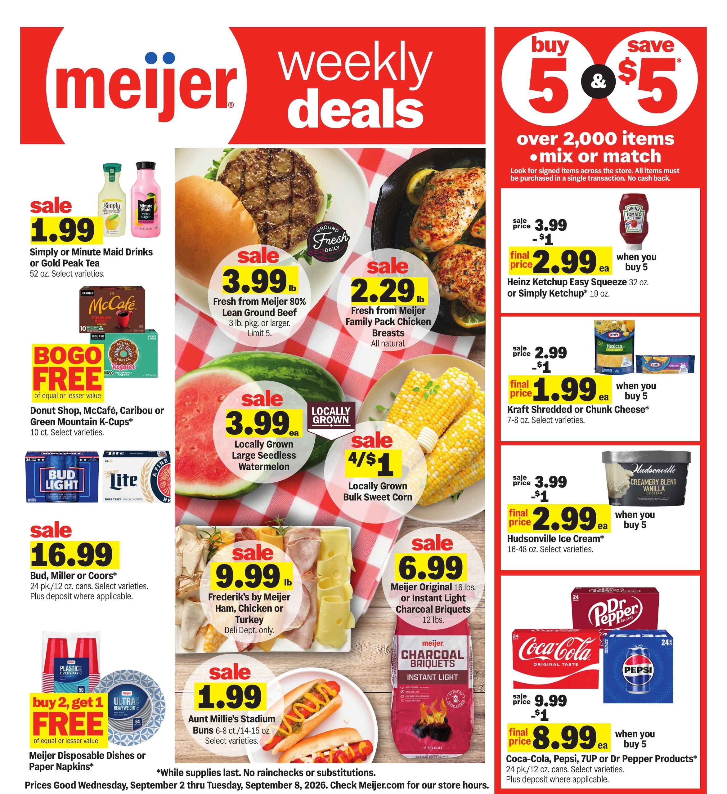 Meijer (South Bend Area, IN) Weekly Ad September 2 - 8, 2026