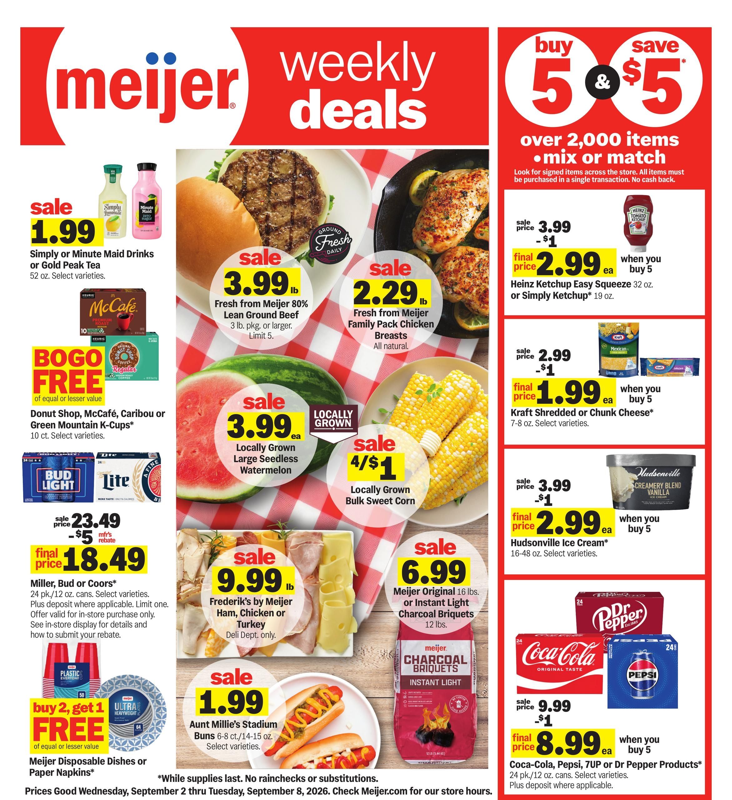 Meijer (Tell City Area, IN) Weekly Ad September 2 - 8, 2026