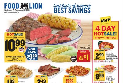 Food Lion (Burkesville Area, KY) Weekly Ad September 2 - 8, 2026