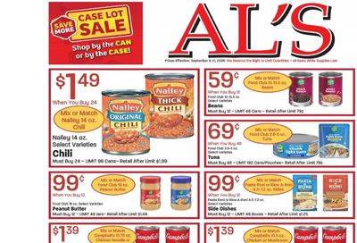 Al's Foodtown Weekly Ad September 8 - 21, 2026
