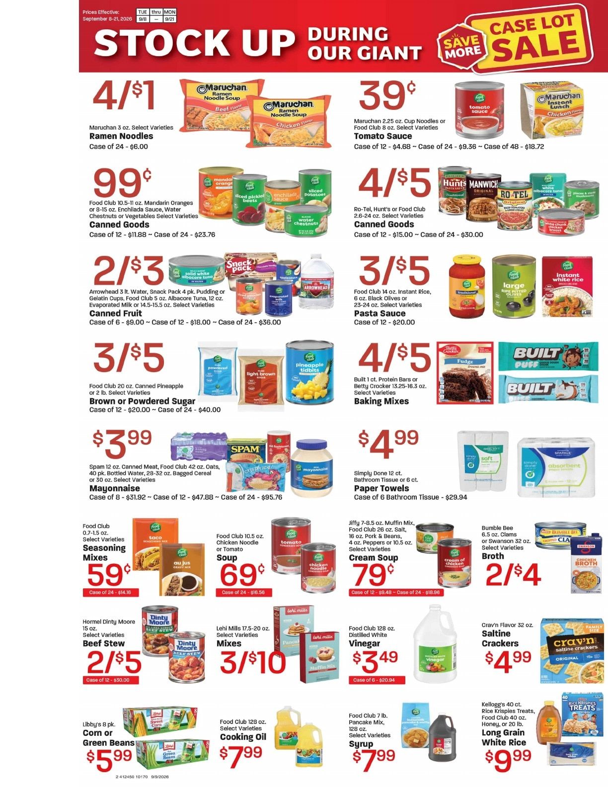 Al's Foodtown Weekly Ad September 8 - 21, 2026