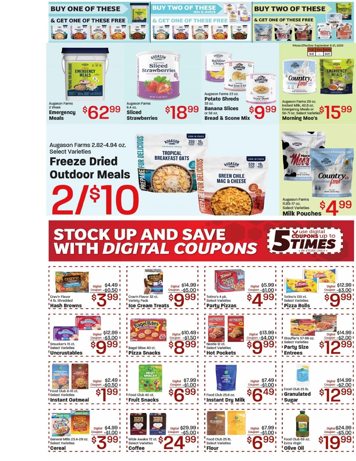 Al's Foodtown Weekly Ad September 8 - 21, 2026