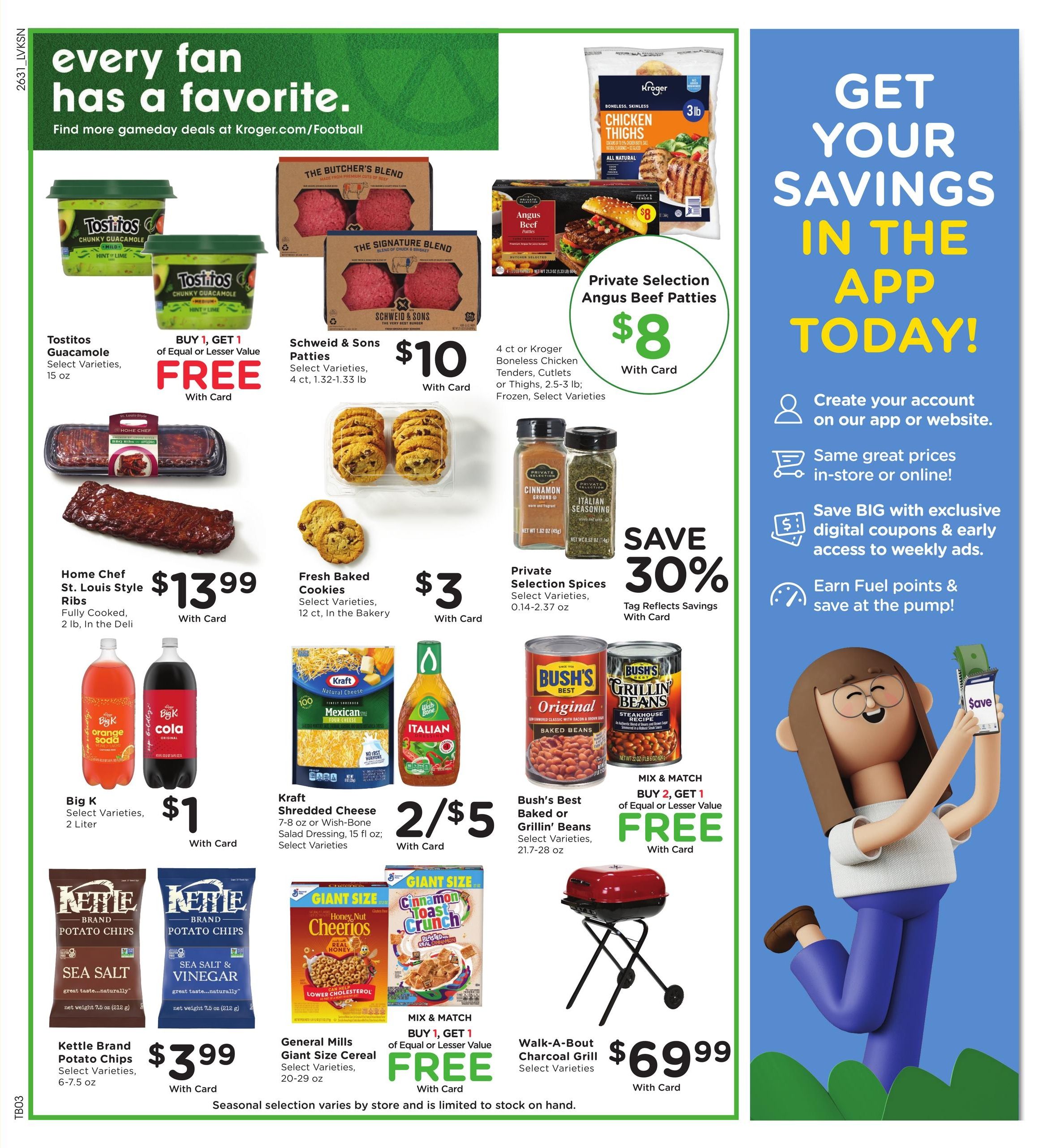 Kroger (Jamestown Area, TN) Weekly Ad September 2 - 8, 2026