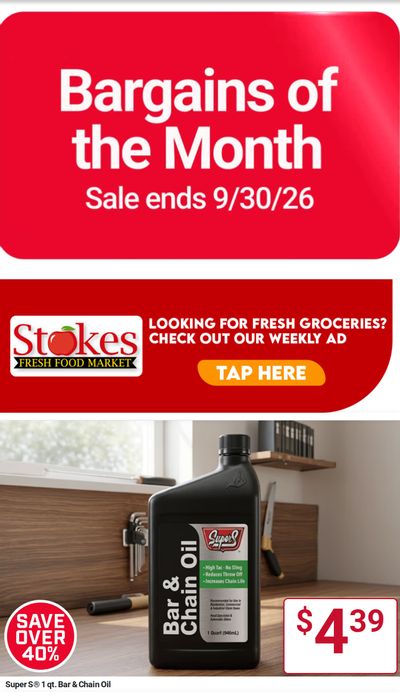 Stokes True Value (Butte, MT) Weekly Ad September 1 - 30, 2026