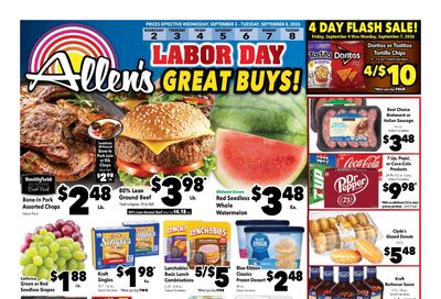Allen's Food Mart Weekly Ad September 2 - 8, 2026