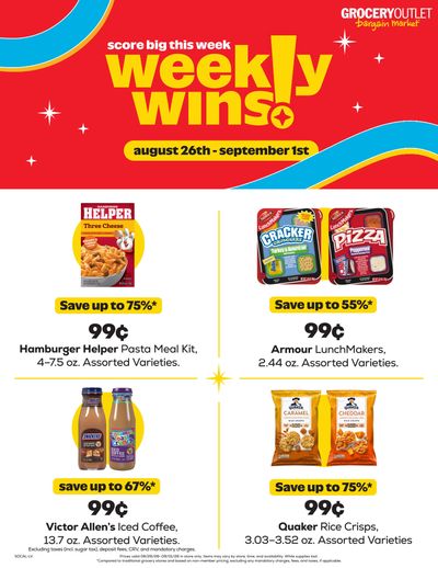 Grocery Outlet (Irvine Area, CA) Weekly Ad August 26 - September 1, 2026