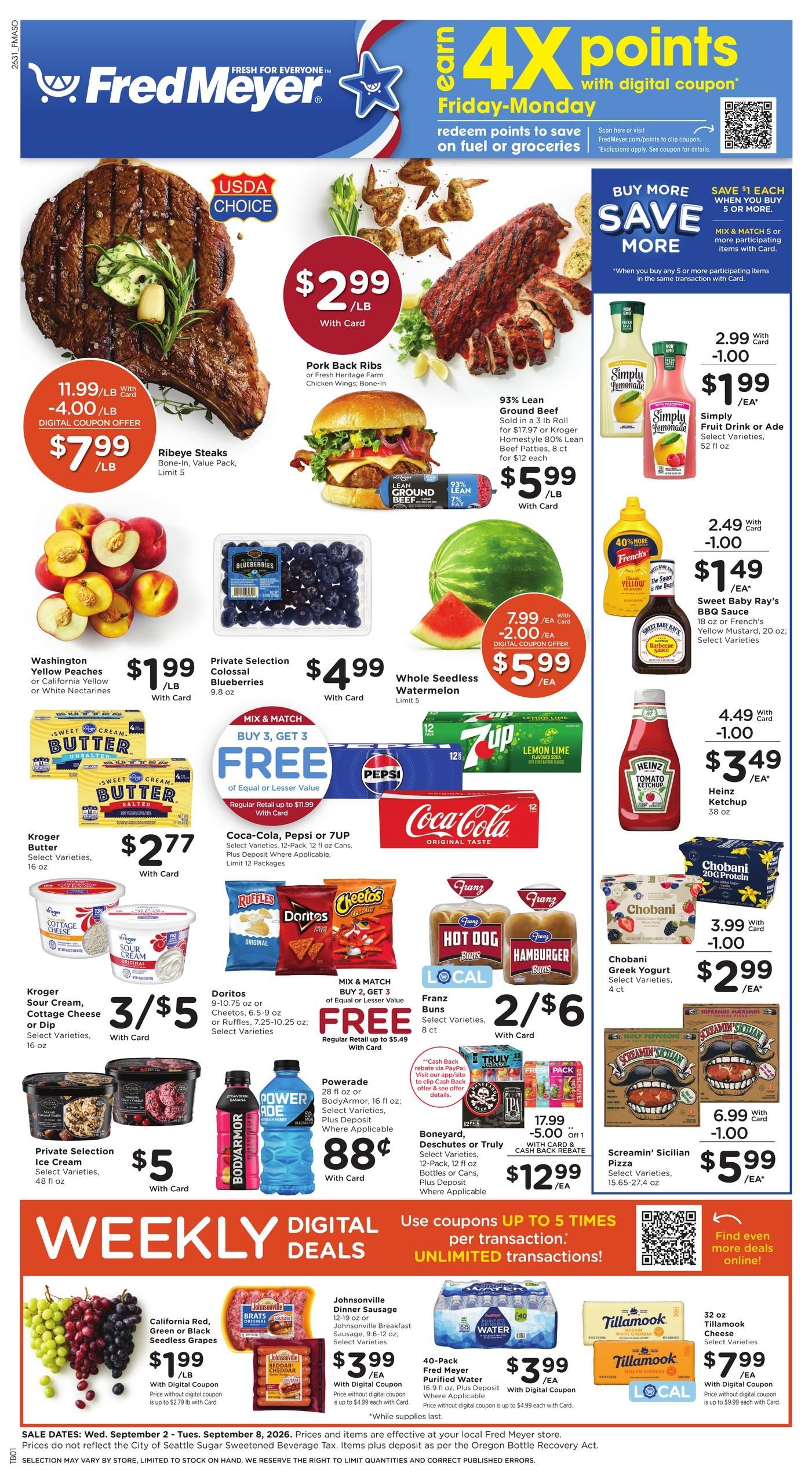 Fred Meyer (Bend Area, OR) Weekly Ad September 2 - 8, 2026