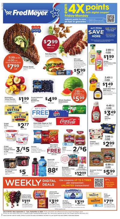 Fred Meyer (Gresham Area, OR) Weekly Ad September 2 - 8, 2026